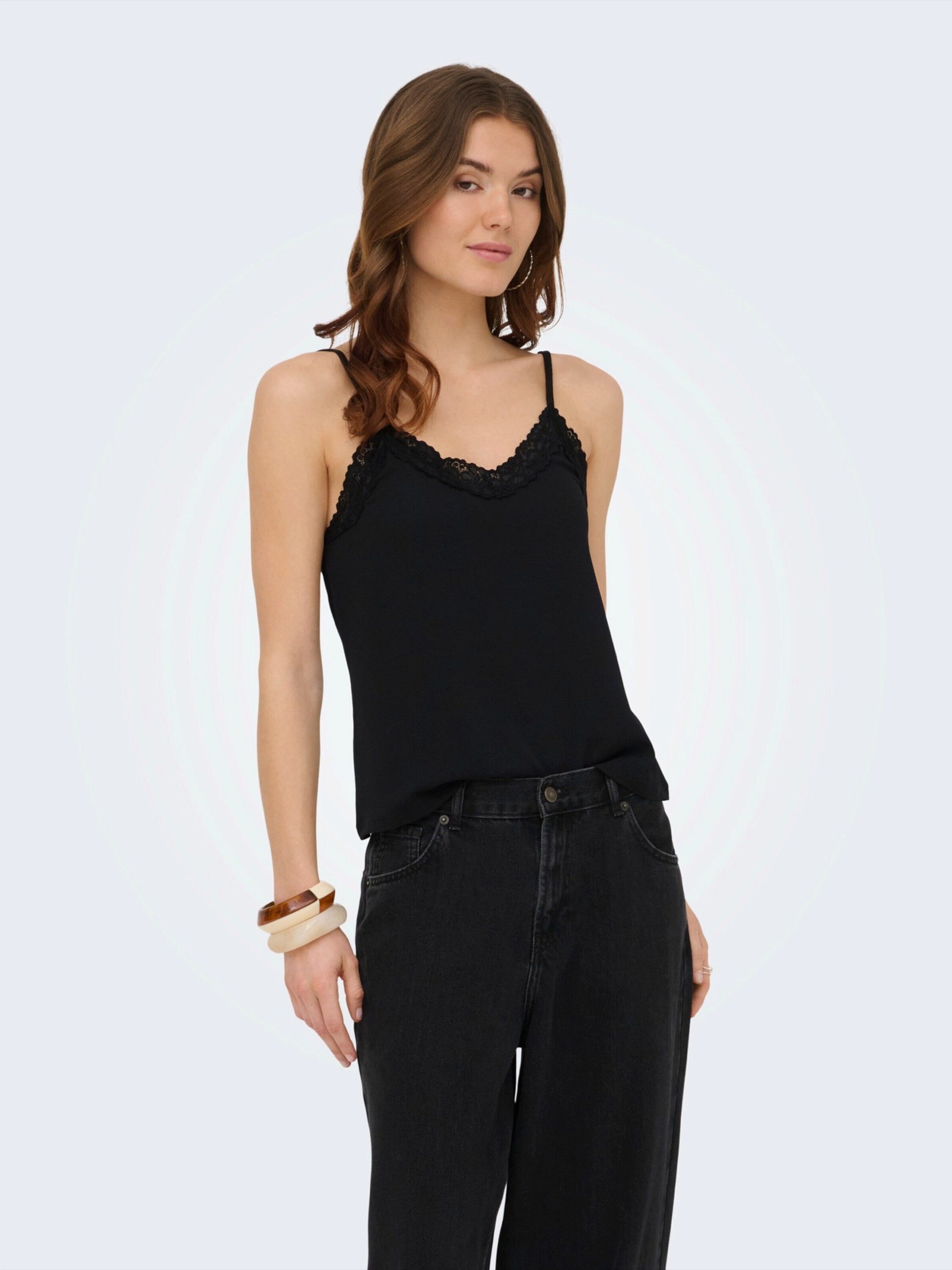 ONLY Shirttop ONLAMANDA (1-tlg) Spitze