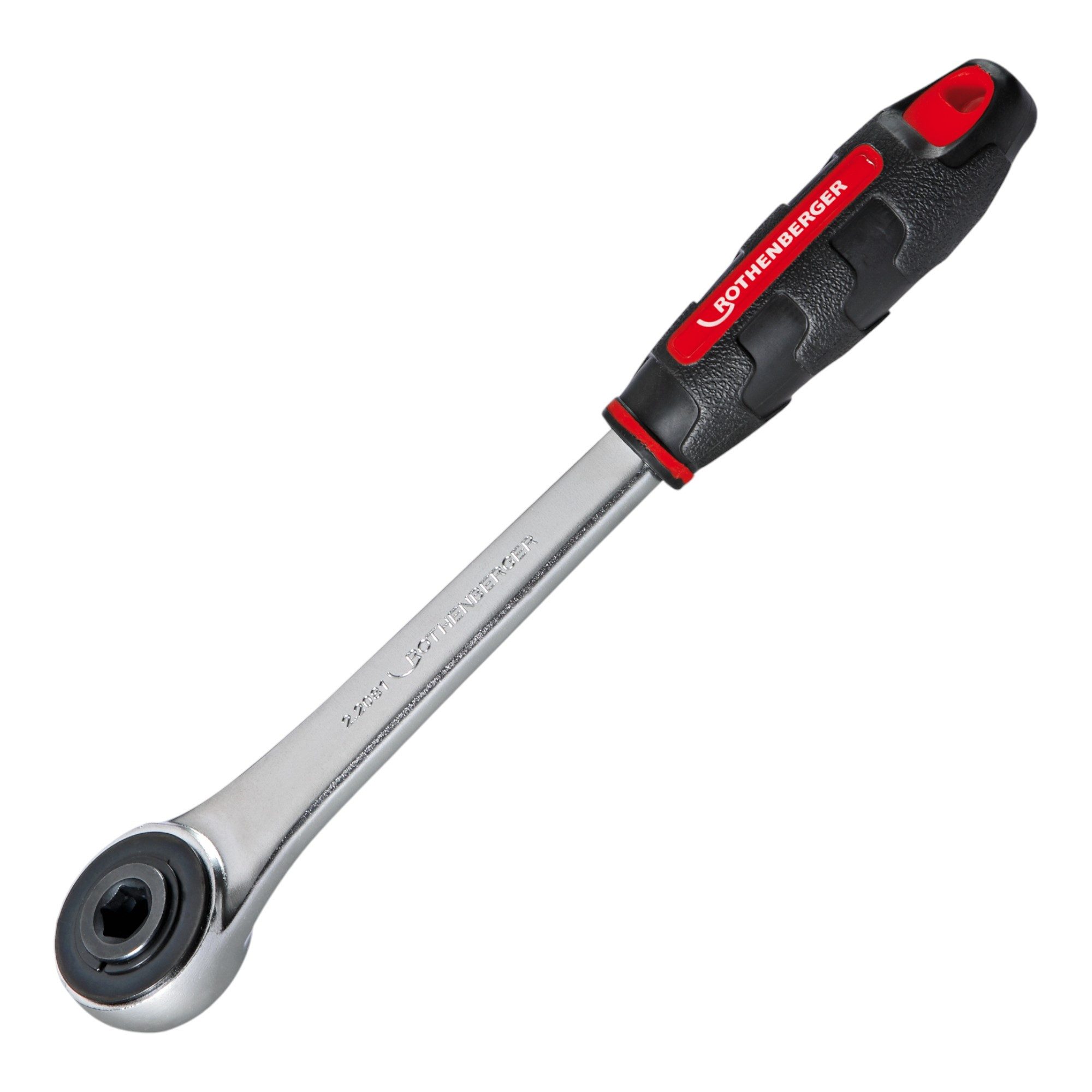 Rothenberger Gabel- und Ringschlüssel Uni Stufenschlüssel Set mit Ratsche 3/8" 1/2" 3/4" 1" (73297)