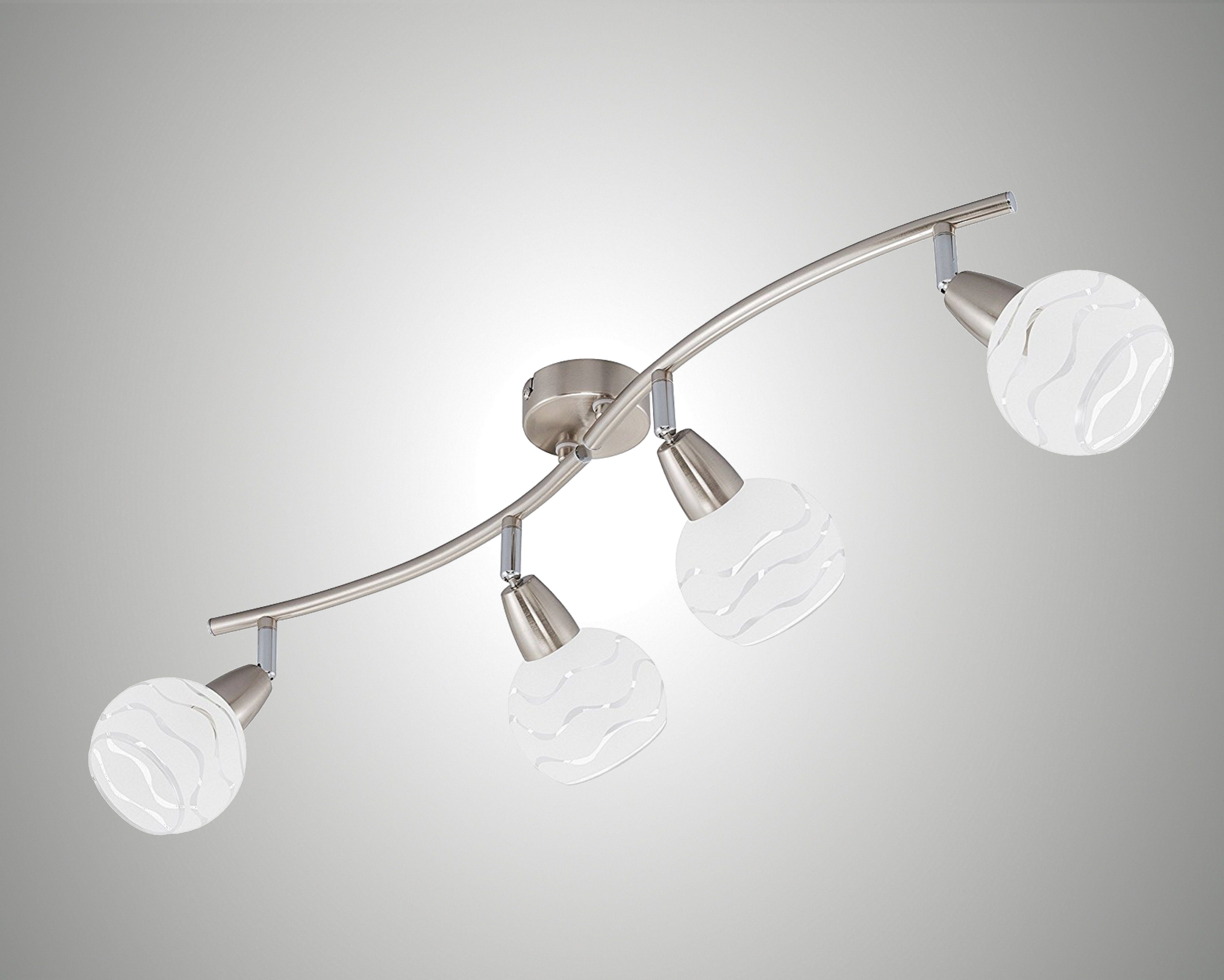 TRANGO LED Deckenleuchte, Dimmfunktion, 4-flammig 1001-42SD Deckenleuchte O günstig online kaufen