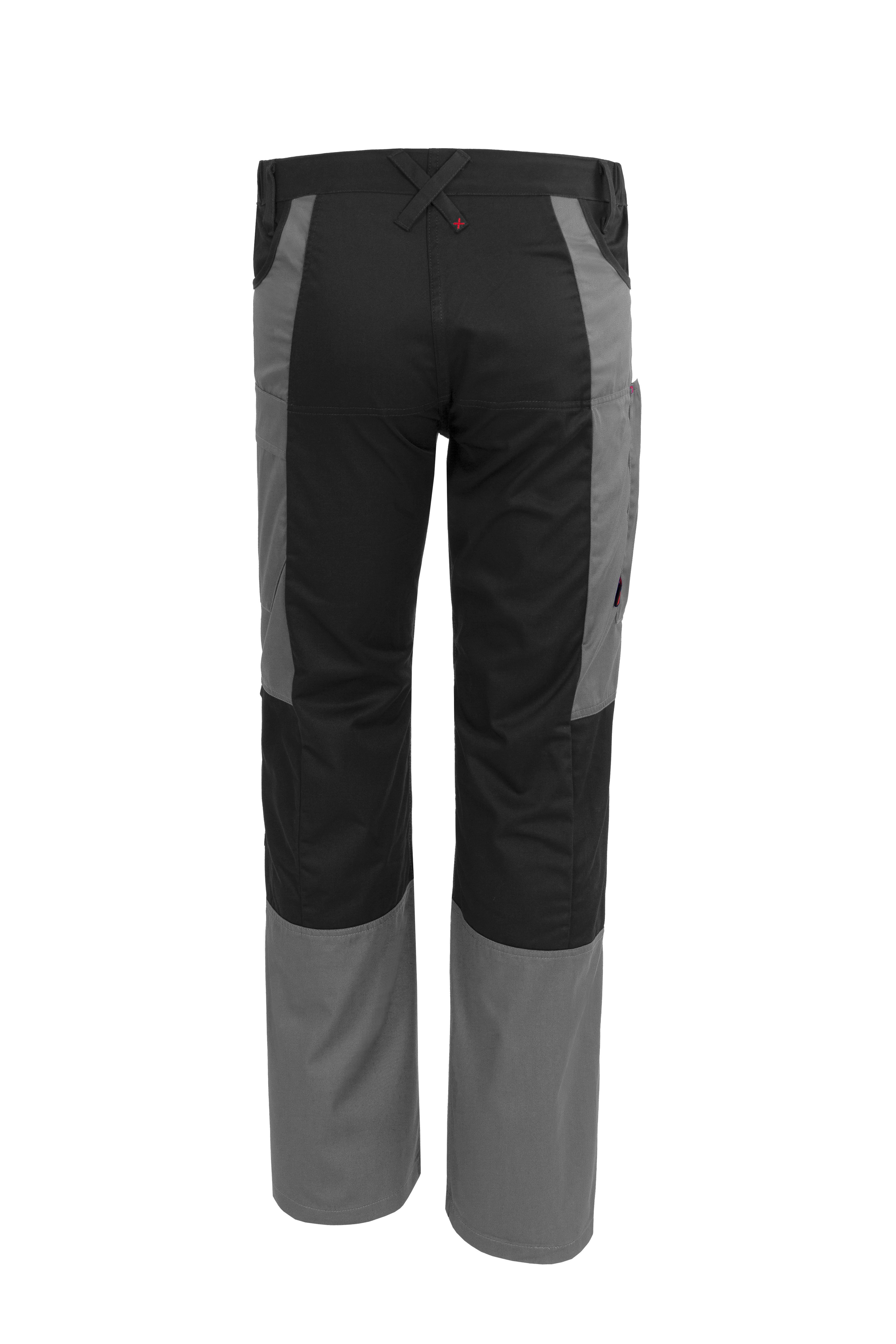 Qualitex Workwear Arbeitsbundhose "X-Serie" X-treme strapazierfähige Arbeitshose - faserverstätkt (1-tlg) Werkstatthose, 9 Taschen, Bundhose mit vorgeformter Kniepolstertasche