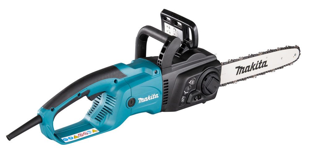 Makita Elektro-Kettensäge »UC3551AK« 2.000 W, 14 m/s, 35 cm, leistungsfähig,werkzeuglose Kettenspannung +Ketten-und Schienenwechsel