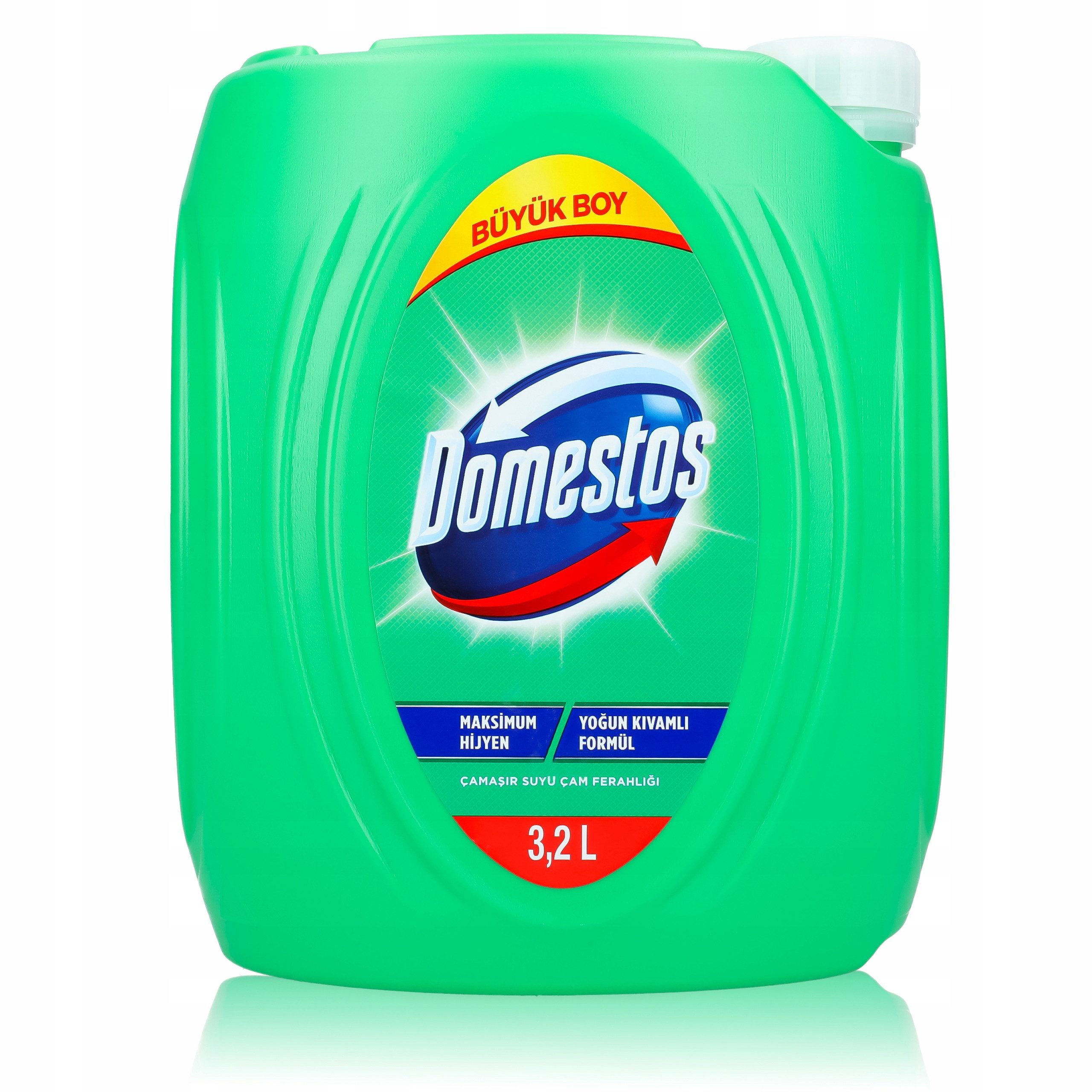 KomfortHome Domestos Pinienfrische WC-Gel, Toilettenreiniger flüssig 3,2 L WC-Reiniger (Toilettenreiniger Gel Kraftformel Kalkentfernung Großpackung XXL, [- Universell einsetzbar, Rohrschonend, Hoher Wirkungsgrad)