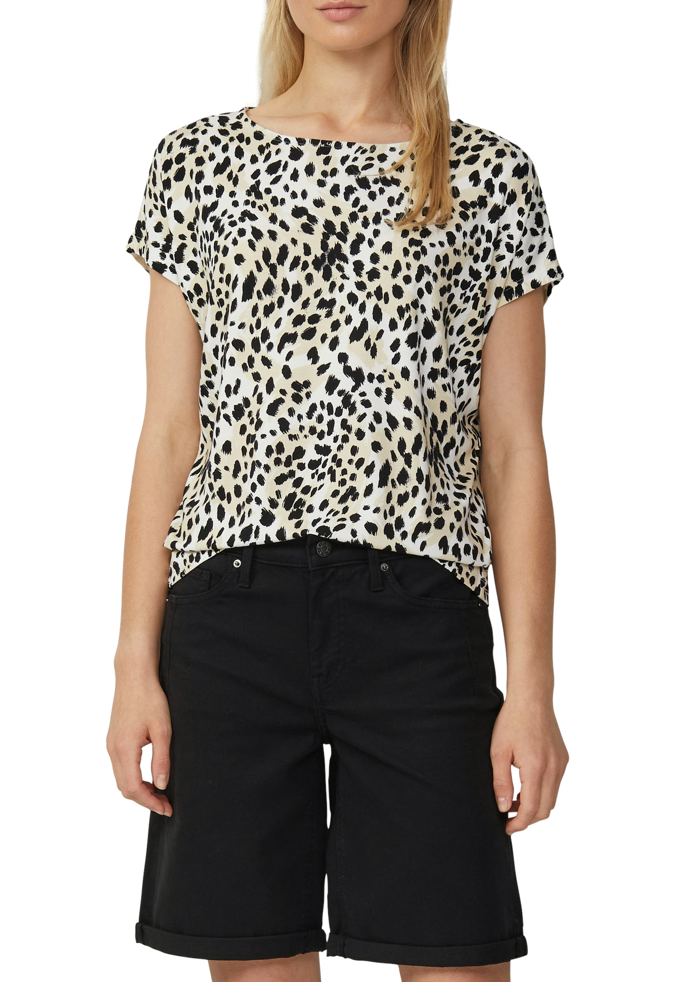 s.Oliver T-Shirt mit All-Over Print günstig online kaufen