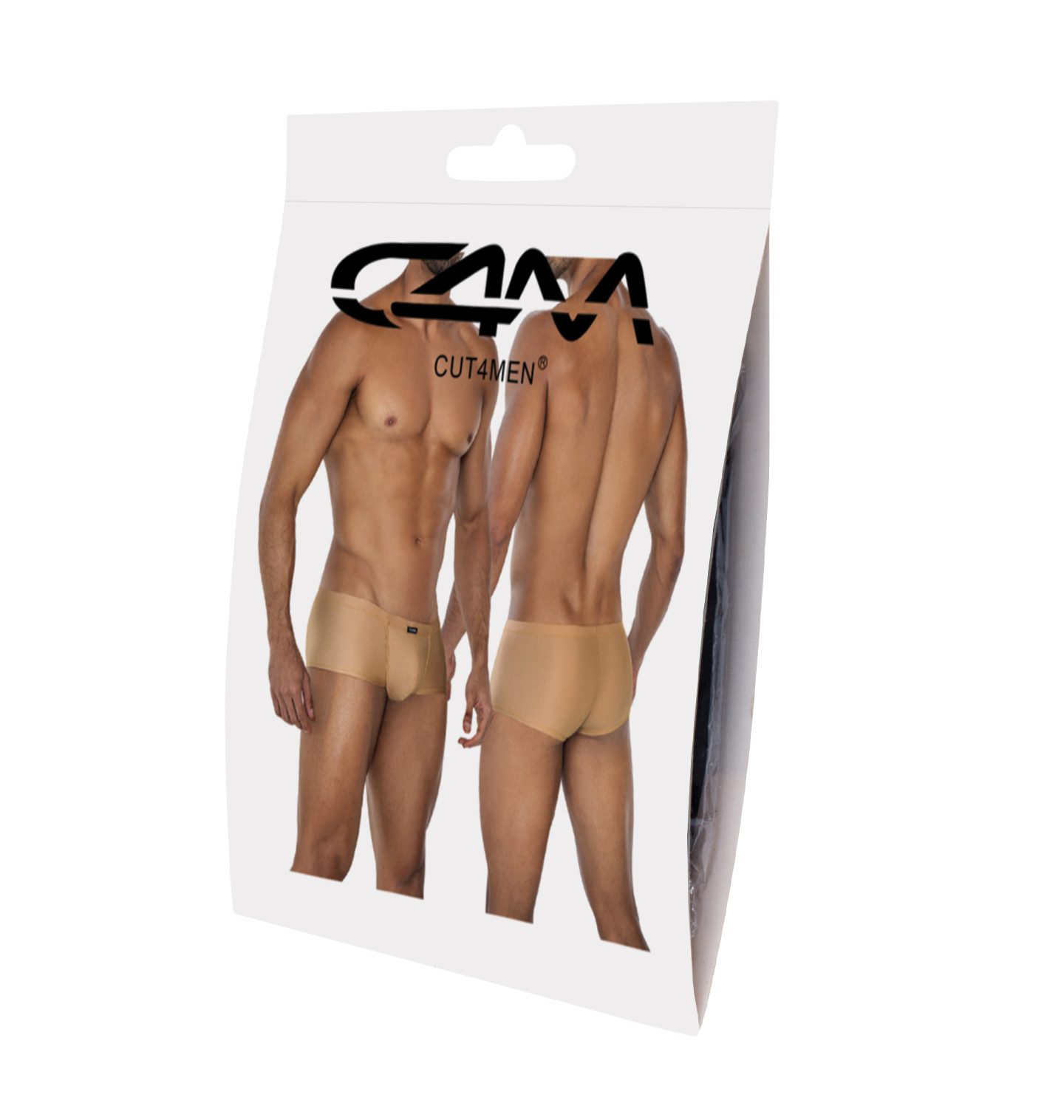 CUT4MEN Boxershorts Herren-Shorts in sand gold - L – Bild 5 von 5