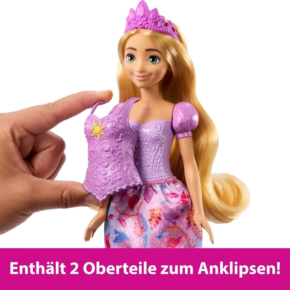 Mattel® Stehpuppe Mattel JBG09 - Disney Princess - Raounzel 2-in-1 Geschichten