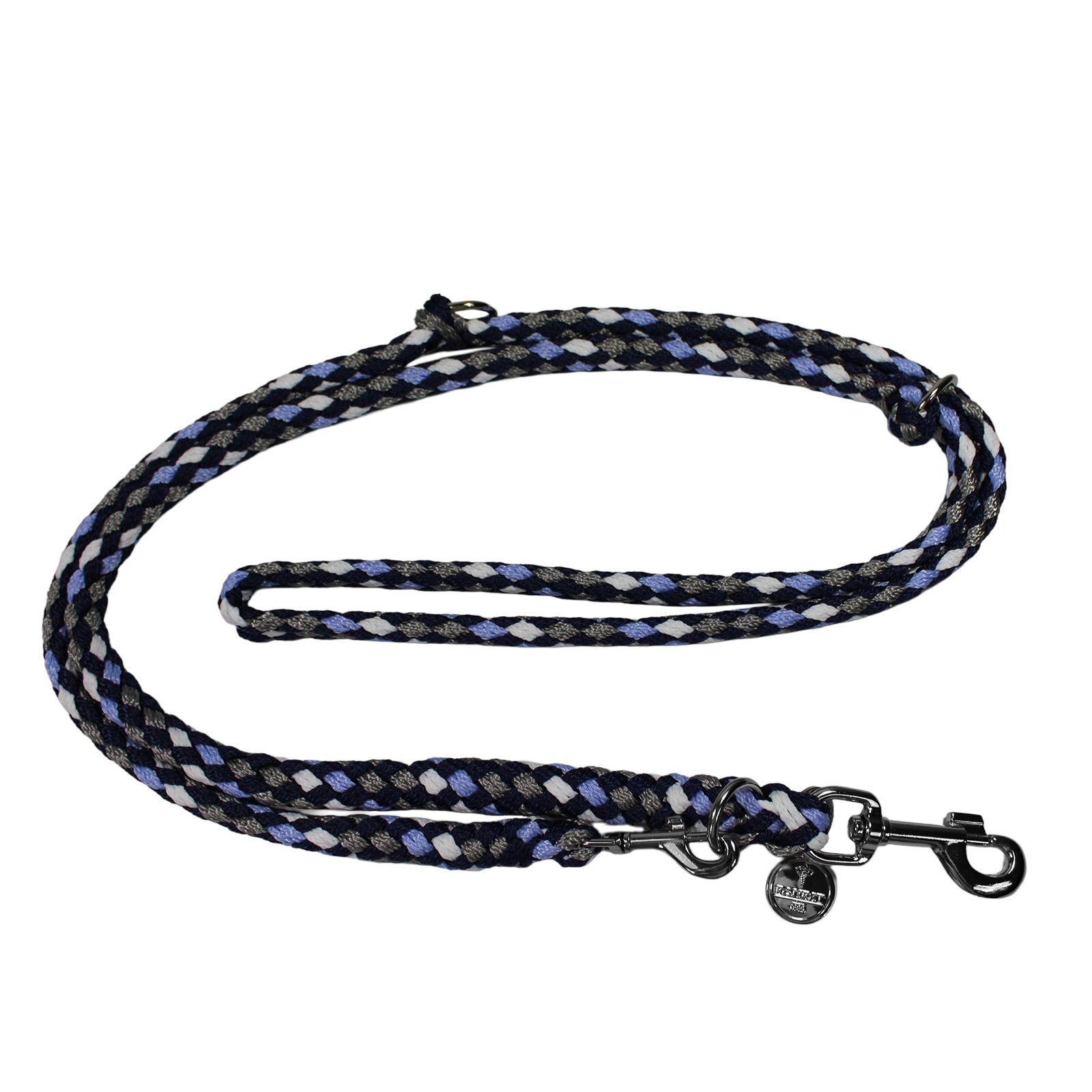 EQuest Hunde-Geschirr Führleine für Hunde, Ultimo Blue Boy, 120-205 cm / 12 mm