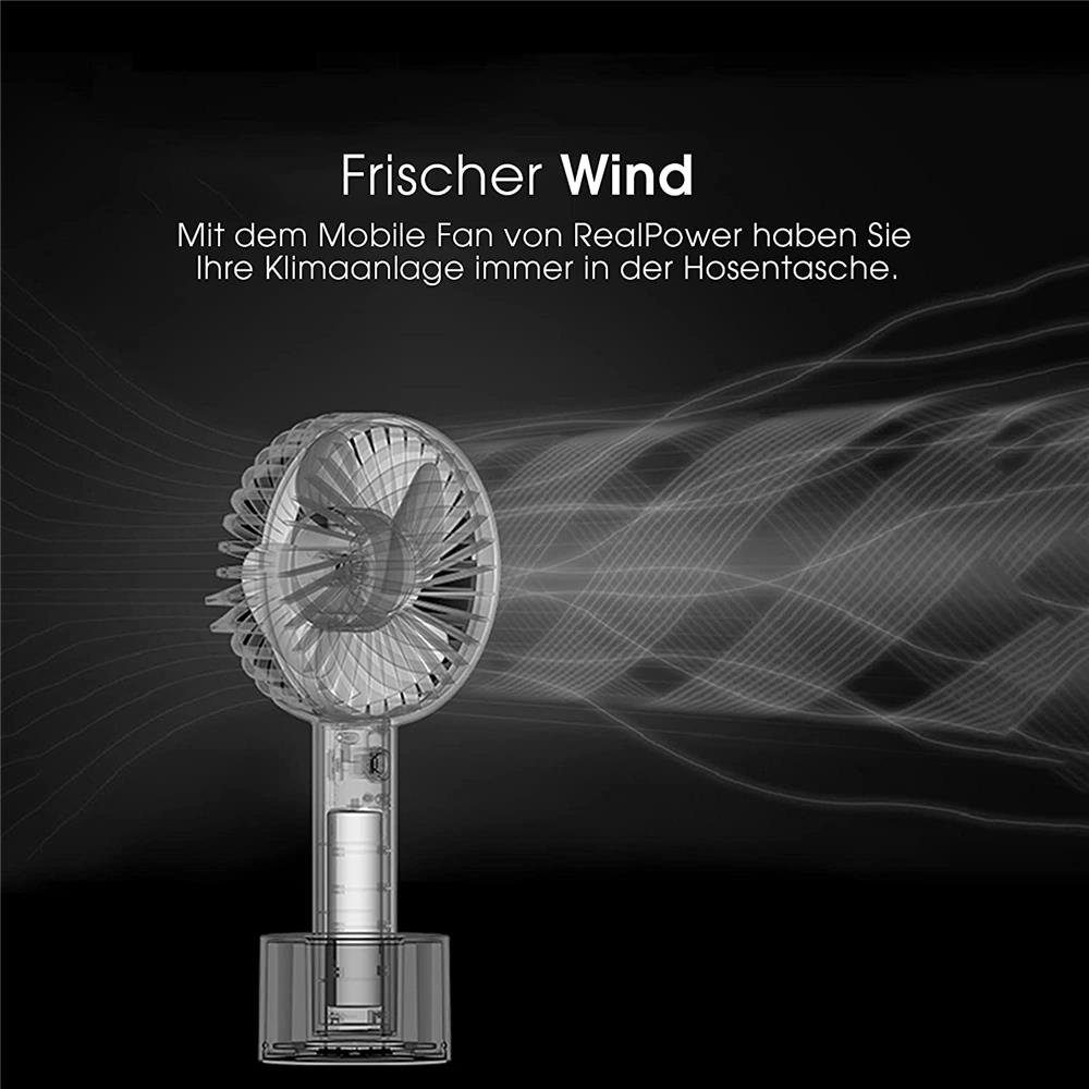 Realpower Mini USB-Ventilator Mobile Fan, Micro-USB, günstig online kaufen