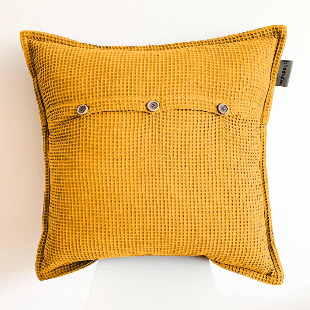 blanketino Dekokissen Kissen mit Waffelmuster, Kissenhülle günstig online kaufen
