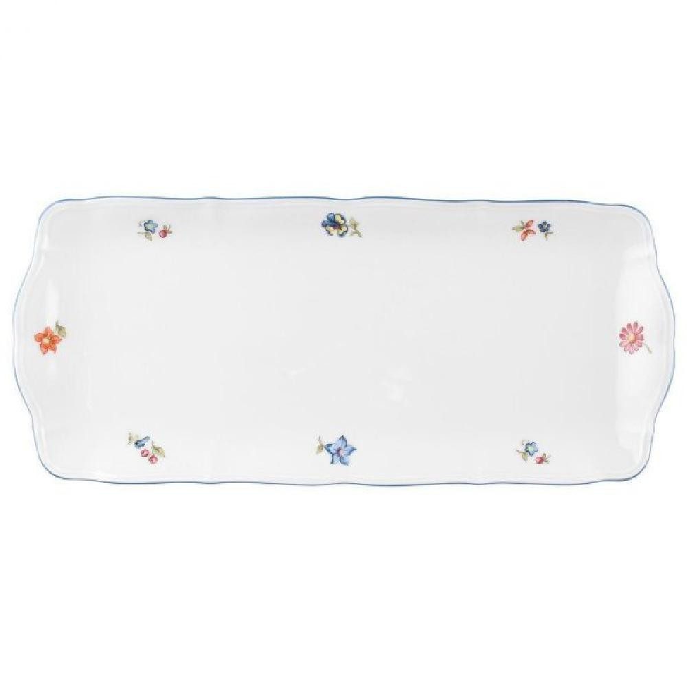 Seltmann Weiden Tortenplatte Kuchenplatte Sonate Nostalgie Weiß (17x35cm)