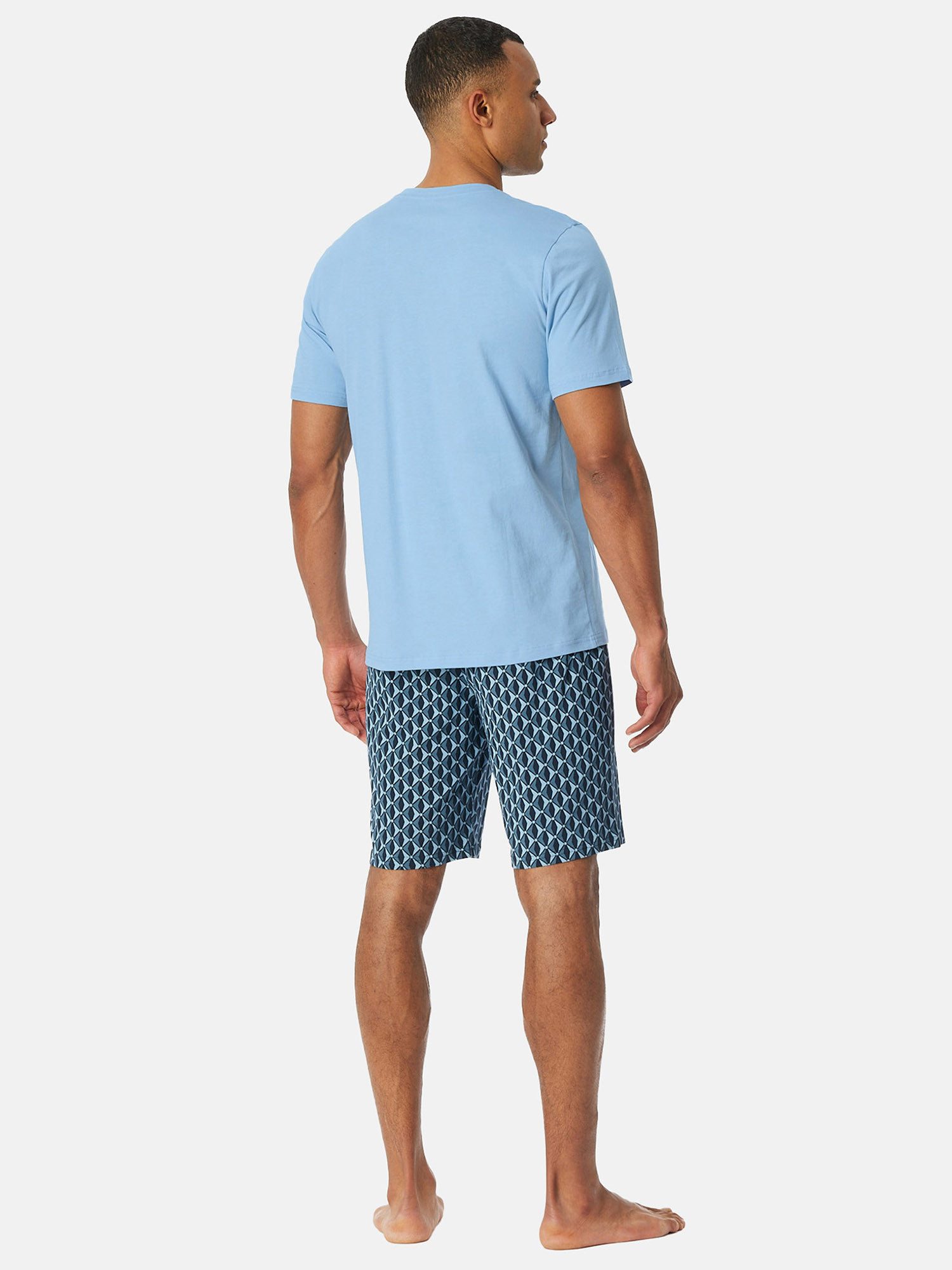 Schiesser Pyjama Casual Essentials (2 tlg) schlafanzug schlafmode bequem