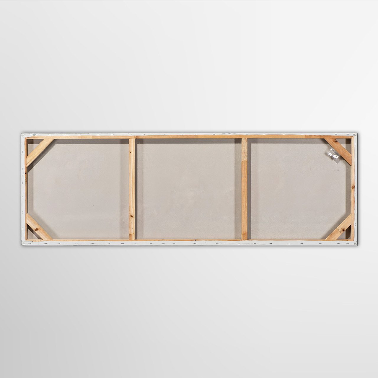 ArtUniverse Gemälde Leinwandbild Farbmelodie in Erdtönen 50 x 150 cm, Abstrakt