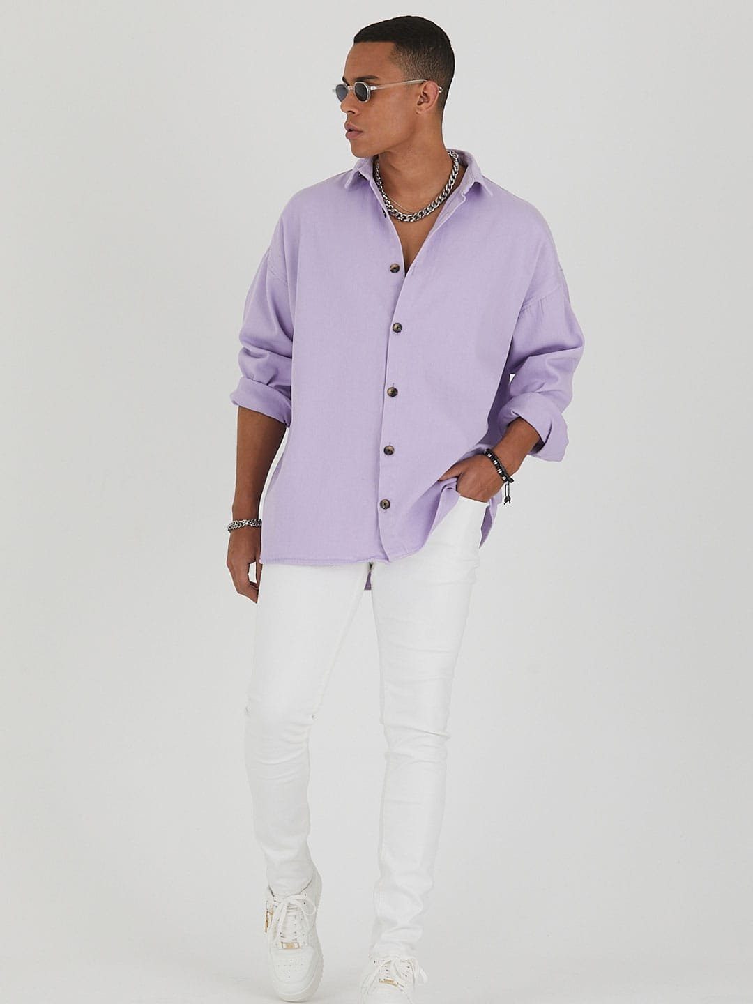 COFI Casuals Jeanshemd Jeanshemd Oversize Cotton günstig online kaufen