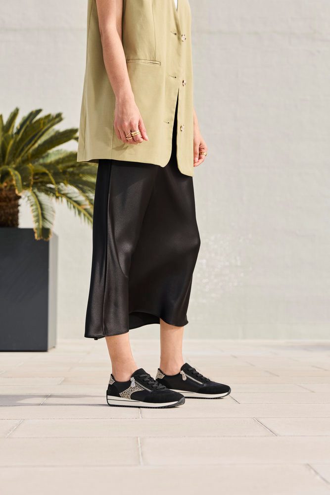 Rieker Sneaker Schnürschuh, Halbschuh, Freizeitsneaker mit Kontrastdetails