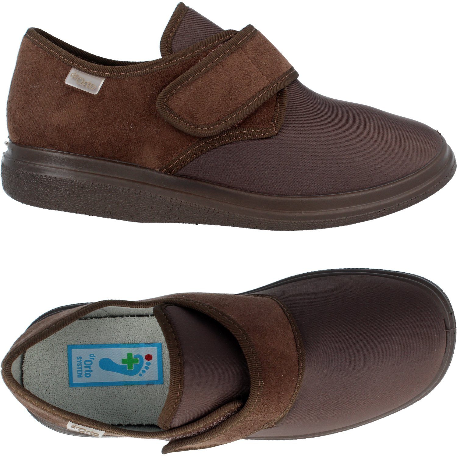 Dr. Orto »Medizinische Schuhe (Klett-Slipper) für Herren« Spezialschuh  Diabetiker Schuhe, Präventivschuhe