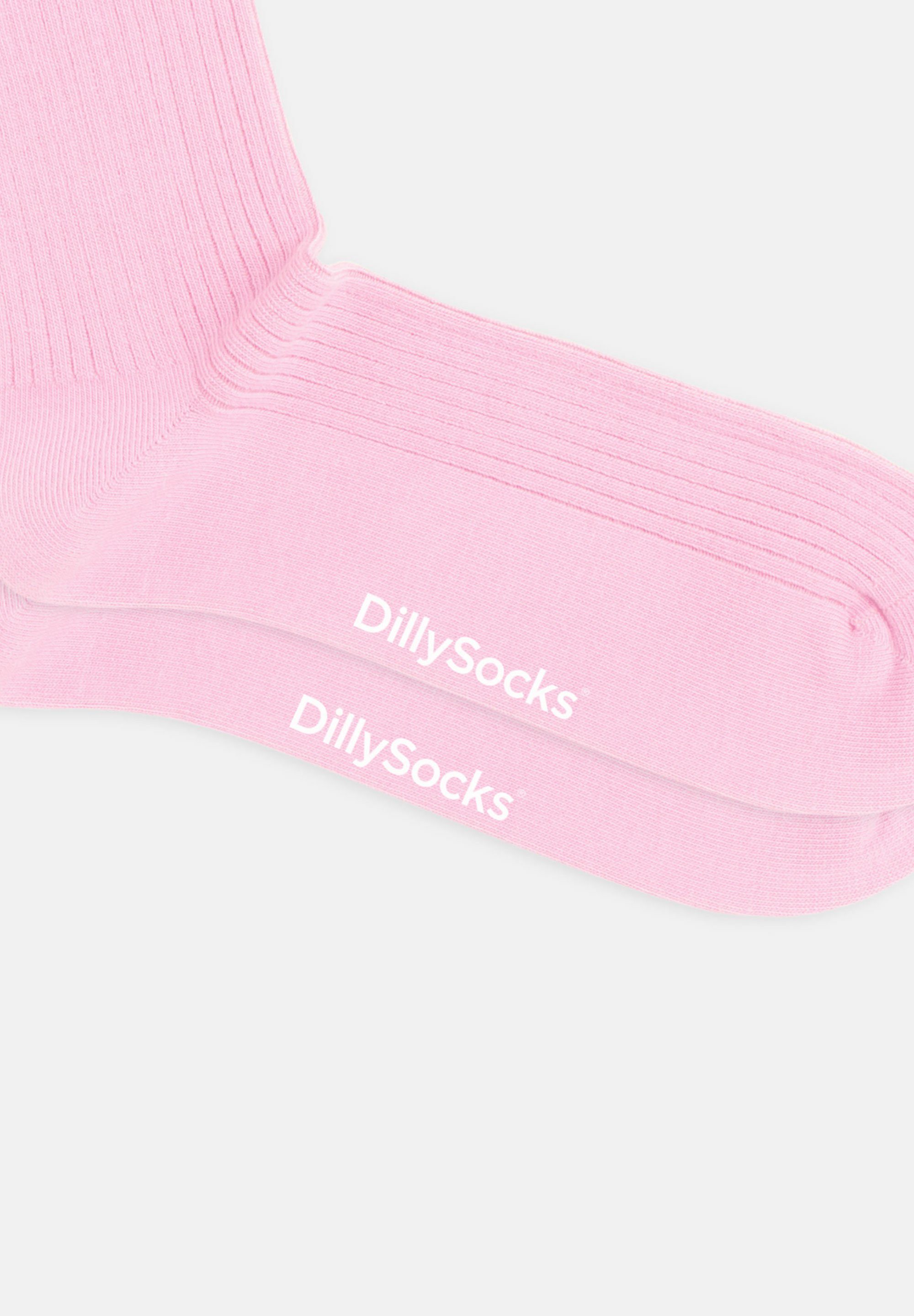 DillySocks Basicsocken Premium Ribbed Collection aus nachhaltiger Baumwolle, recyceltes Polyamid
