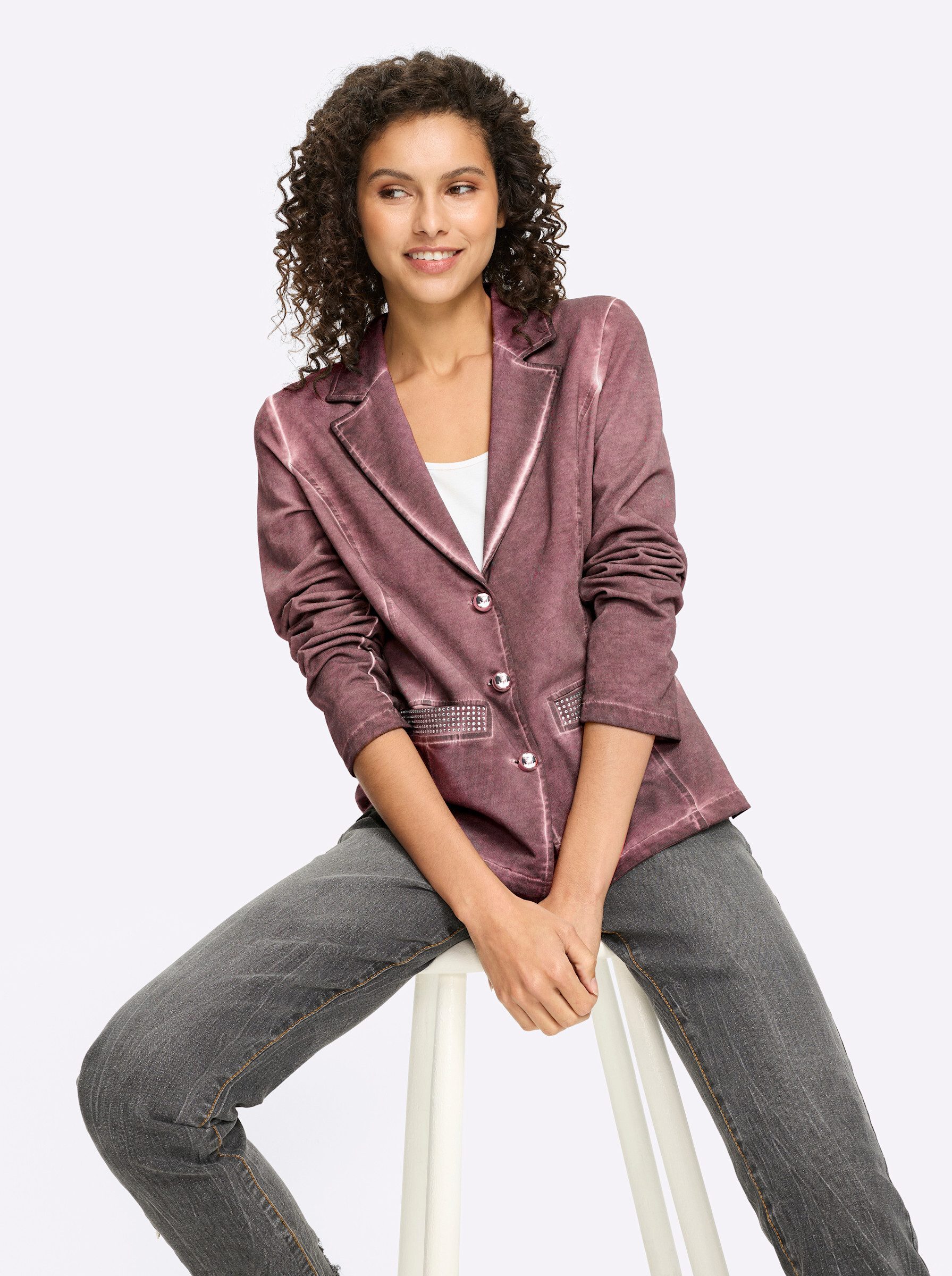 heine Jerseyblazer Sweatblazer Langarm
