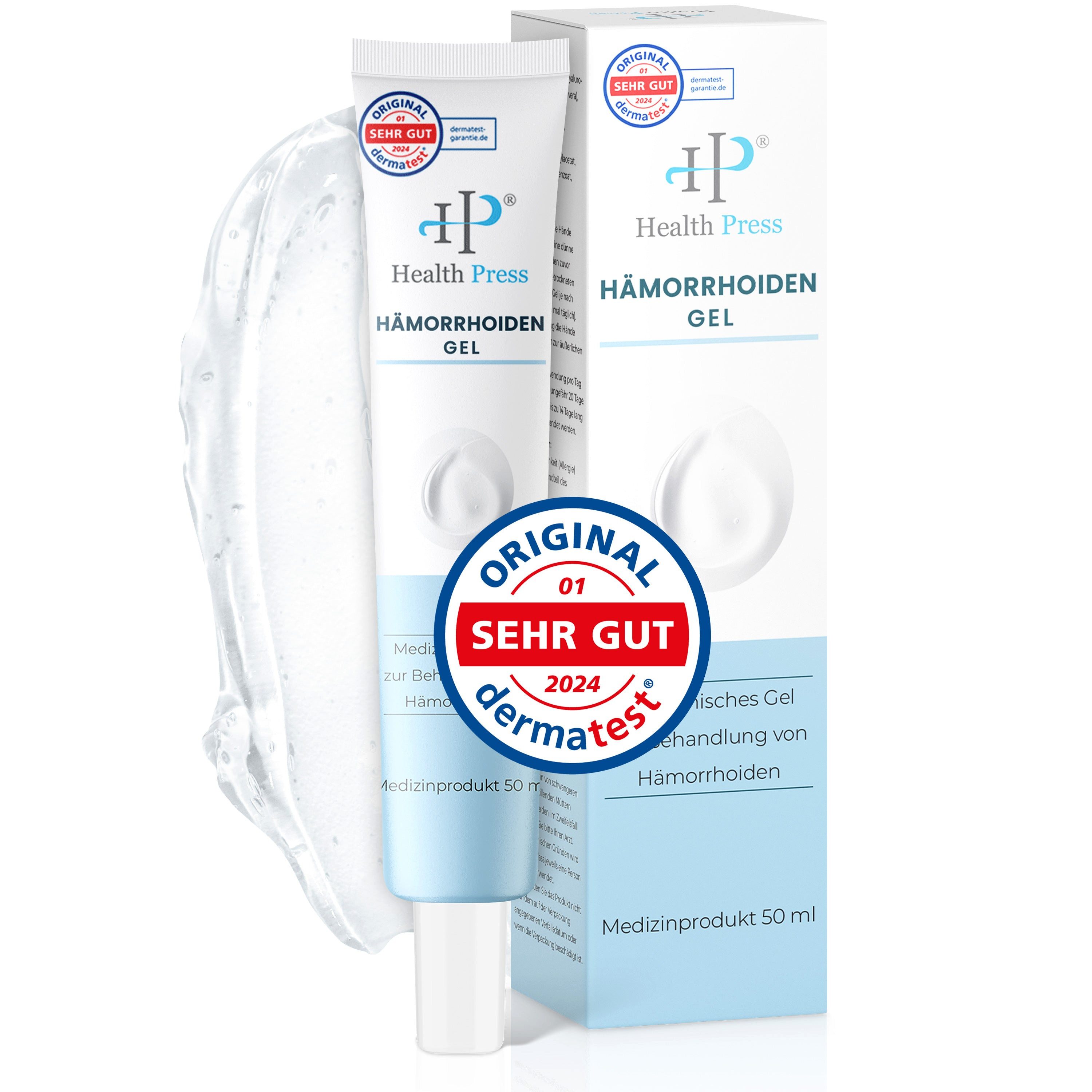 Health Press Körpergel Hämorrhoiden Salbe – 50 ml Hämorrhoiden Gel