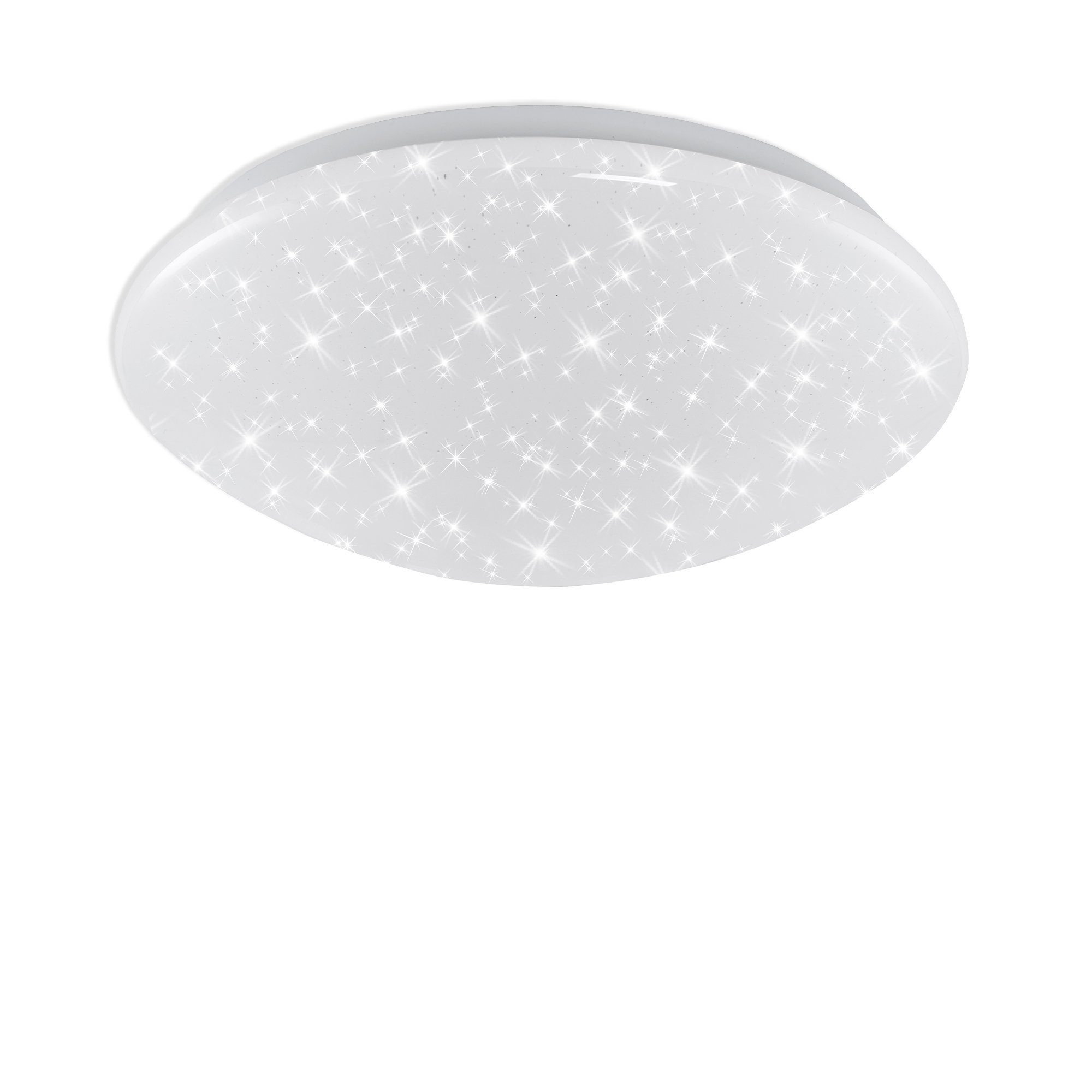 Briloner Leuchten LED-Sternenhimmel 3360-016, 28 IP44, Neutralweiß, verbaut, weiß, cm Sternenhimmeleffekt, LED fest