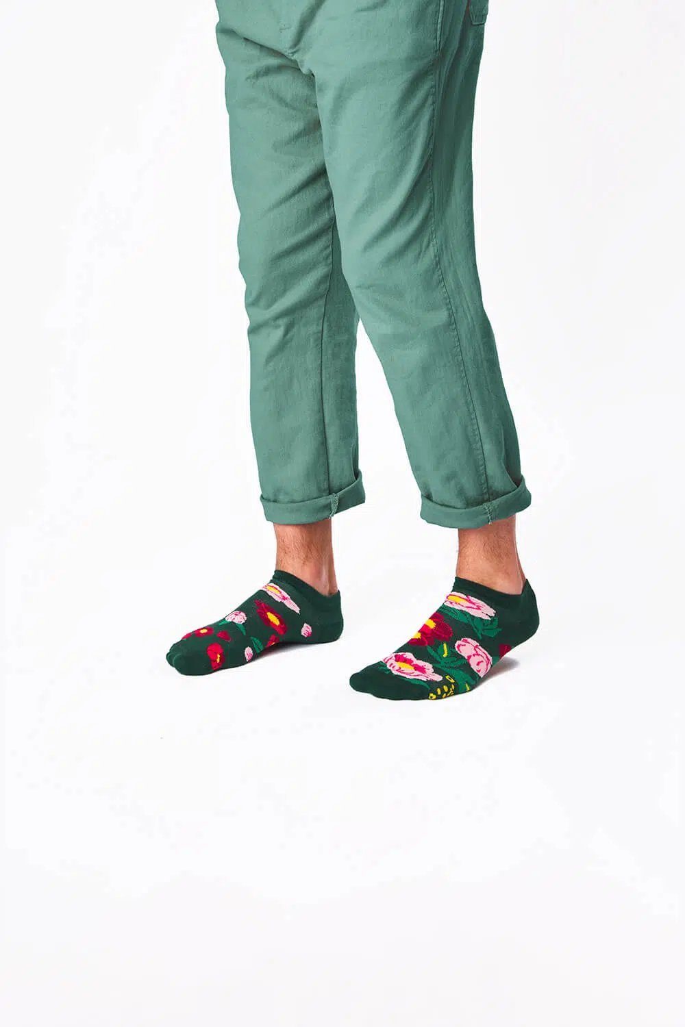 Many Mornings Sneakersocken Many Mornings Sneaker Flower Power Green (1 Paa günstig online kaufen