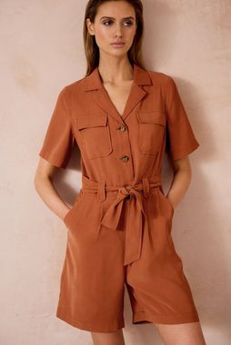 Next Playsuit Kurzärmeliger Overall mit Gürtel (1-tlg)