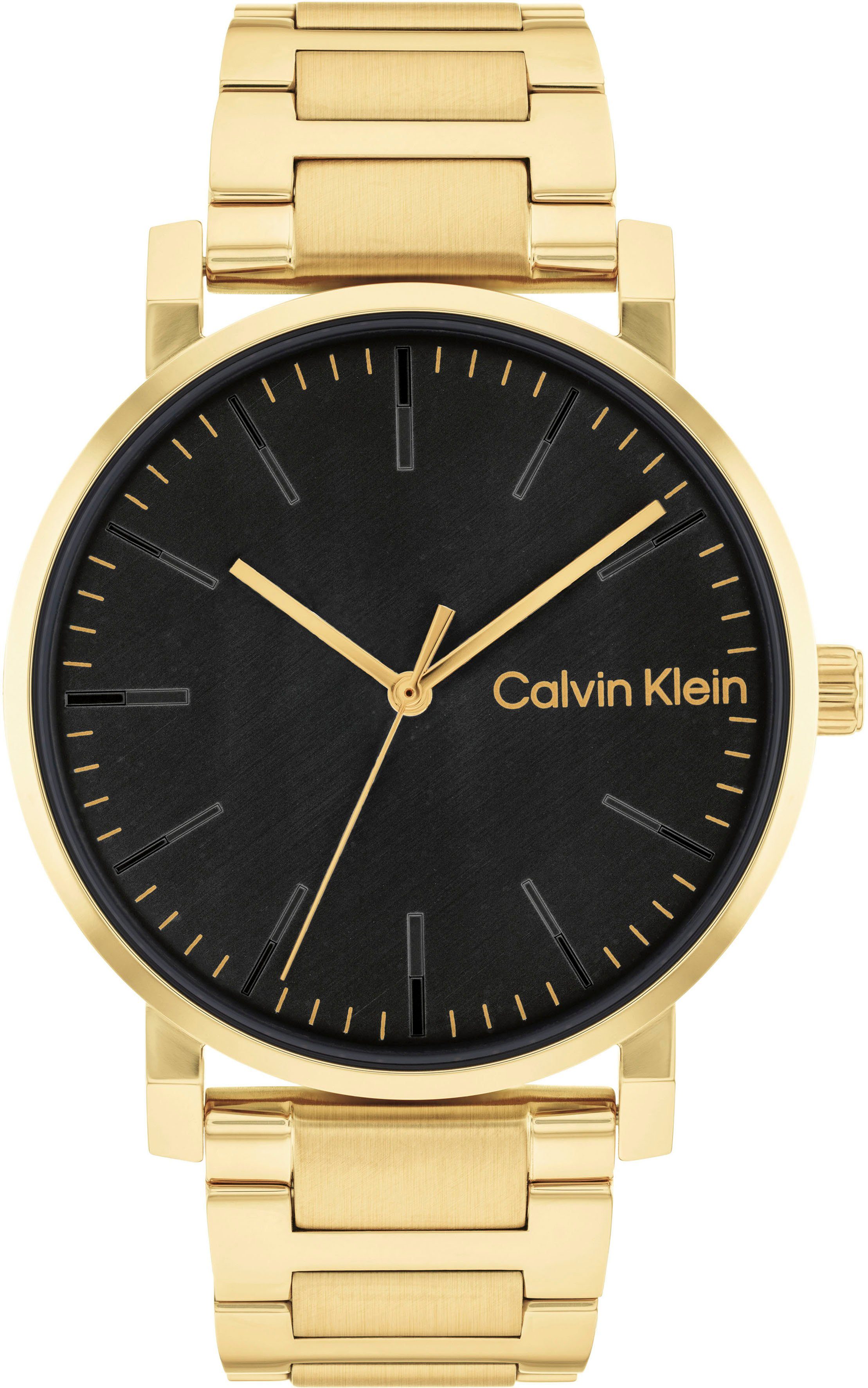 Calvin Klein Quarzuhr TIMELESS, 25200257, Armbanduhr, Herrenuhr, Mineralglas, IP-Beschichtung