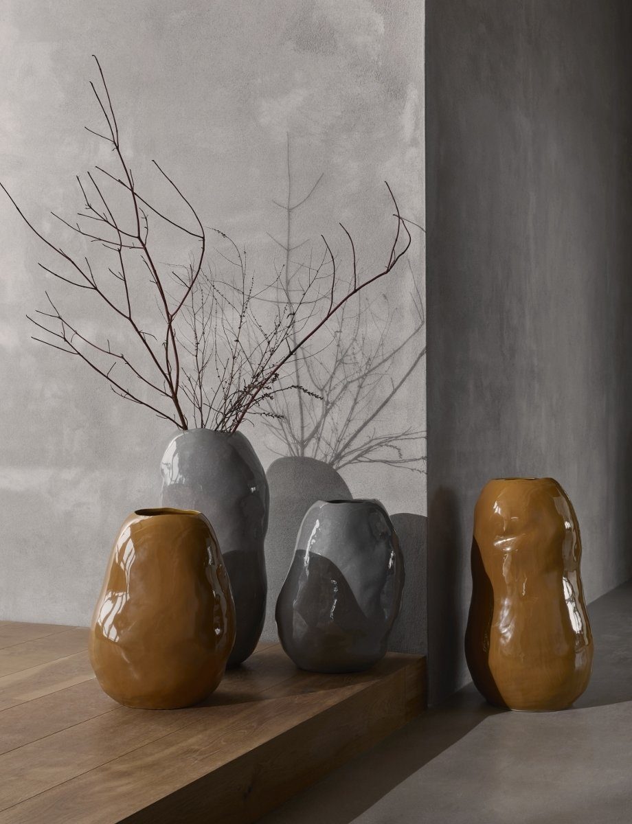 Broste Copenhagen Dekovase Organic Vase Drizzle 43 cm (Vasen)