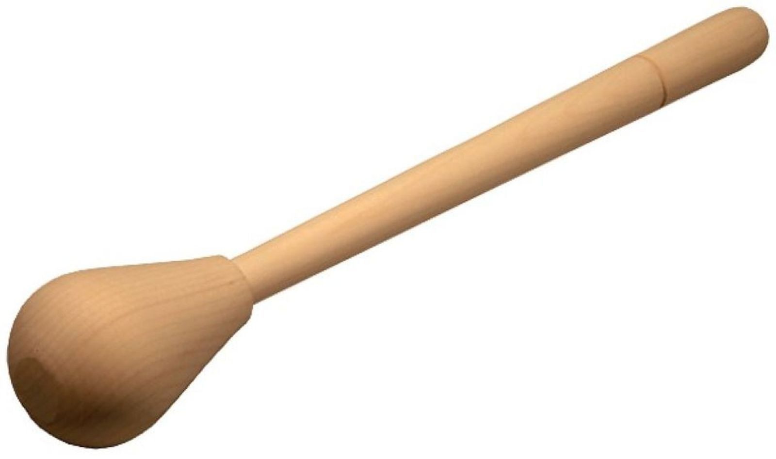 Gravidus Rührstab Rührkeule in Birnenform aus Holz Rührer Passierkeule Rührholz 32 cm