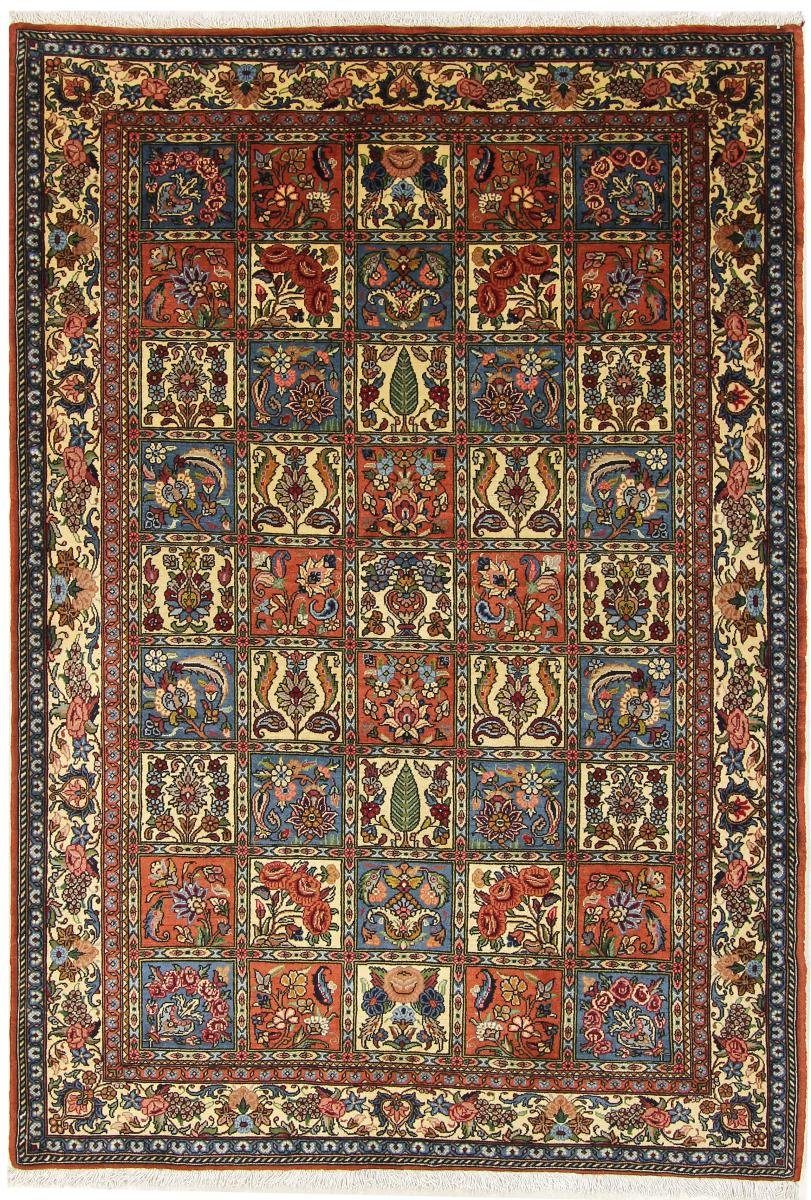 Orientteppich Bakhtiar Sherkat 157x231 Handgeknüpfter Orientteppich / Perserteppich, Nain Trading, rechteckig, Höhe: 12 mm