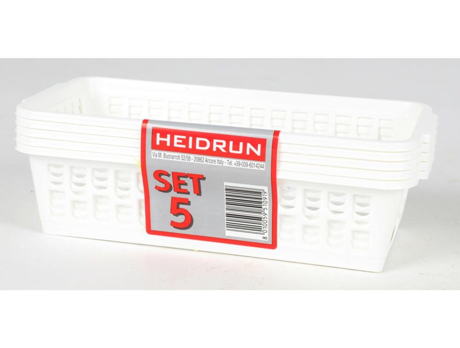 BURI Aufbewahrungsbox Körbchen 5er Set Rechteckig 20x10x5cm Aufbewahrung Kisten Boxen (5 St)