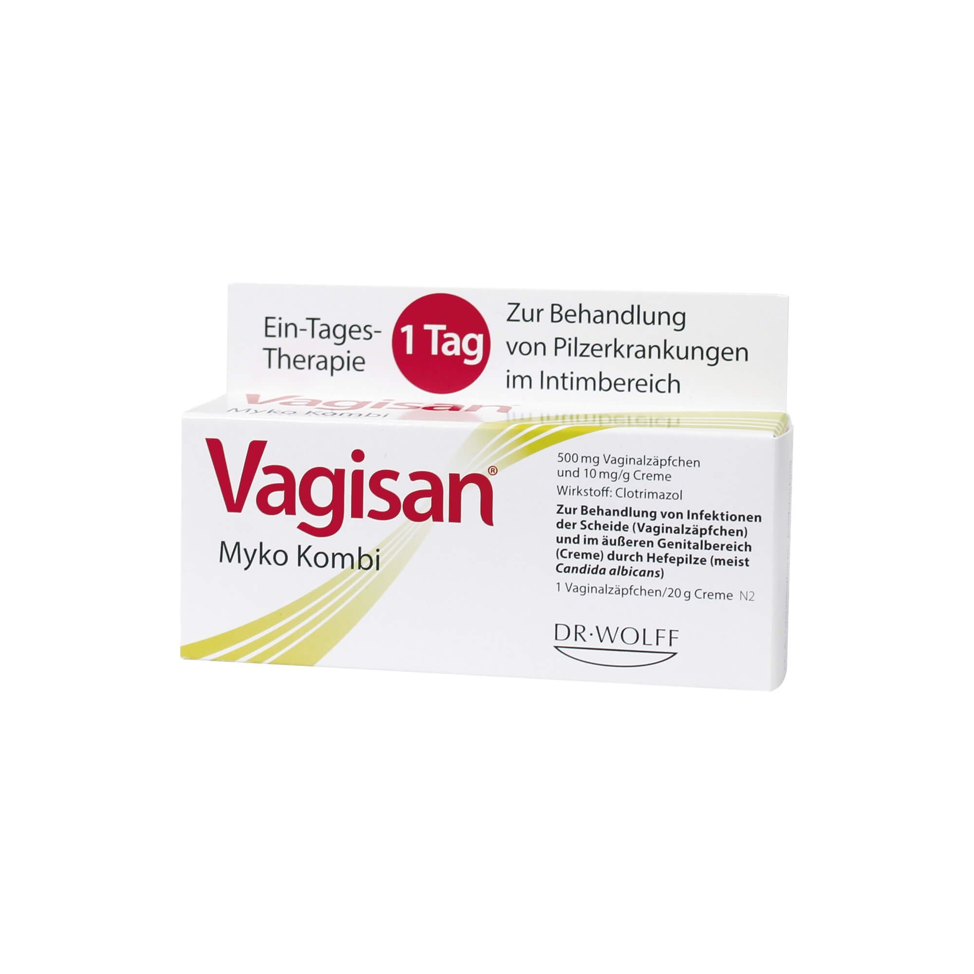 Vagisan Myko Kombi 1 Tagestherapie, 1 P Vagisan Myko Kombi 1 Tagestherapie, 1 P