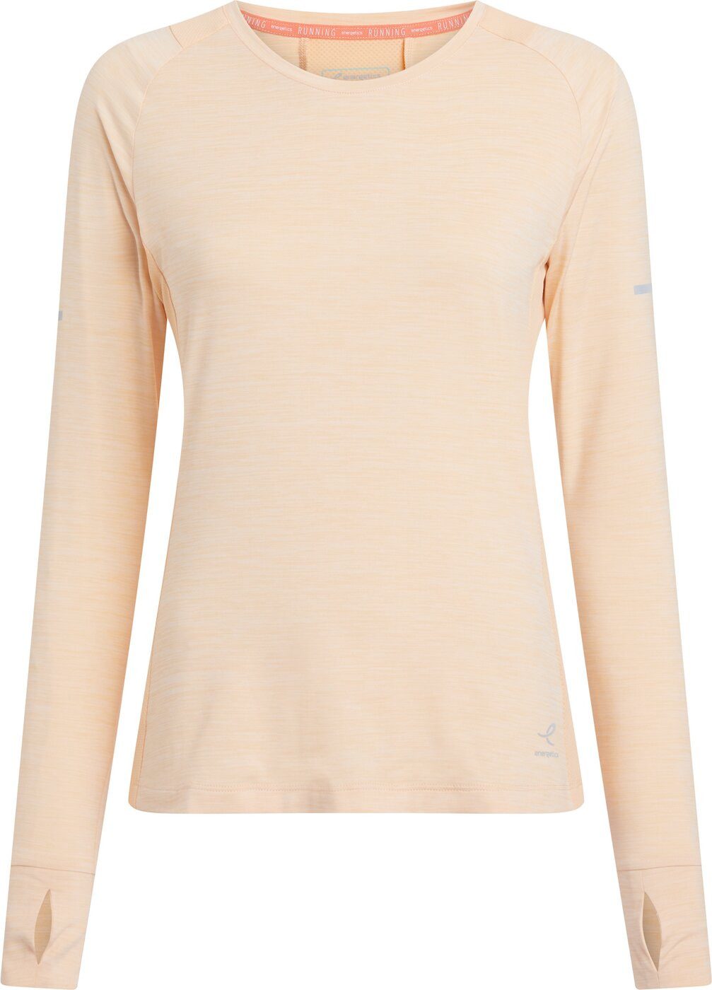 Laufshirt Da.-Langarmshirt Evii L/S W MELANGE/ORANGE LIGHT