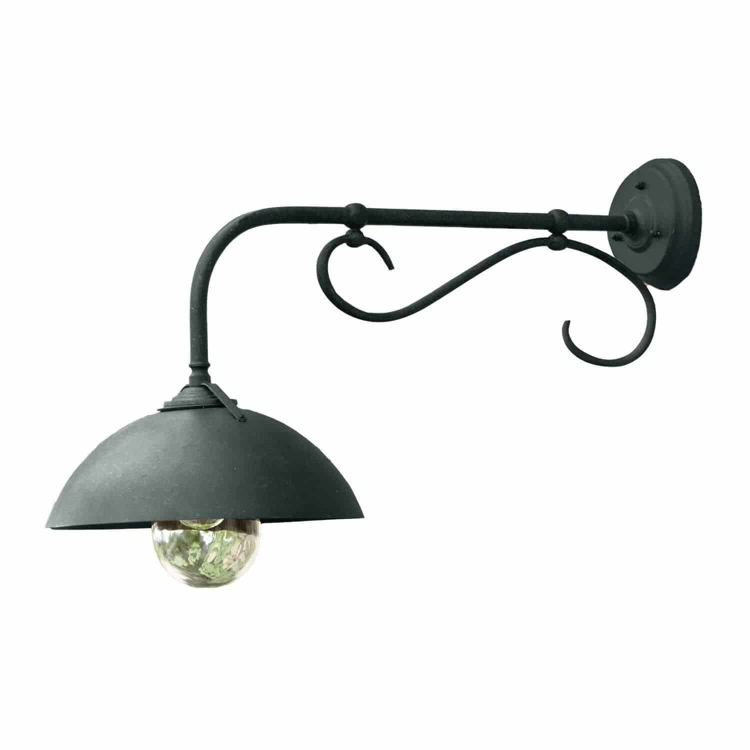 Mirabeau Außen-Wandleuchte Außenwandlampe Lupia schwarz