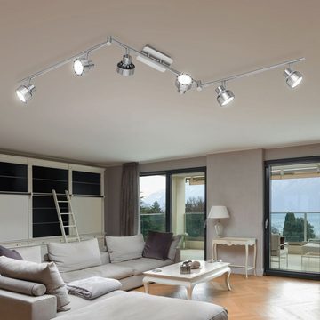 WOFI LED Deckenleuchte, Leuchtmittel inklusive, Warmweiß, Deckenlampe Deckenleuchte Spotleiste LED Deckenleiste mit