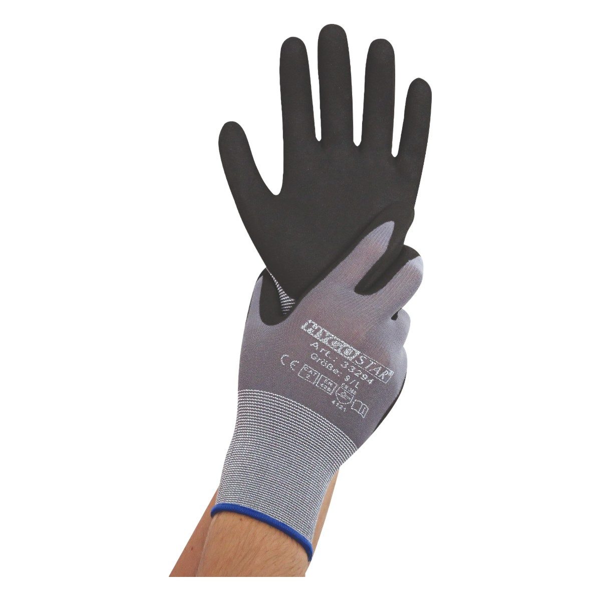 Franz Mensch Arbeitshandschuhe Hygostar, Ergo Flex, 12 Paar (Packung) Atmungsaktiv