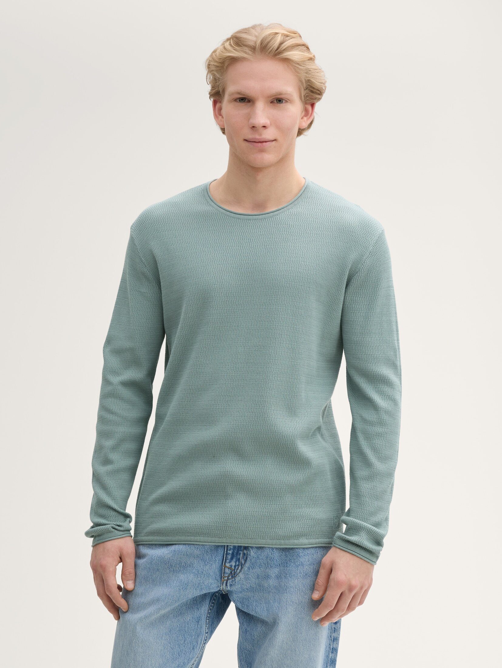TOM TAILOR Denim Strickpullover Strickpullover aus günstig online kaufen