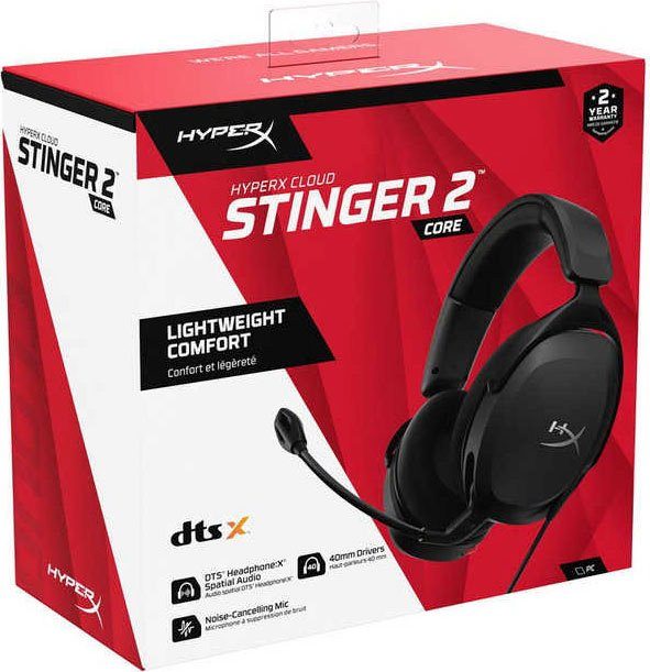 HyperX Cloud Stinger 2 Core Gaming-Headset (Noise-Cancelling)