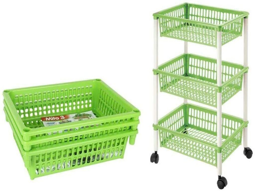 ANILAR Küchenregal Küchentrolley Küchenregal Obstregal Küchenwagen günstig online kaufen