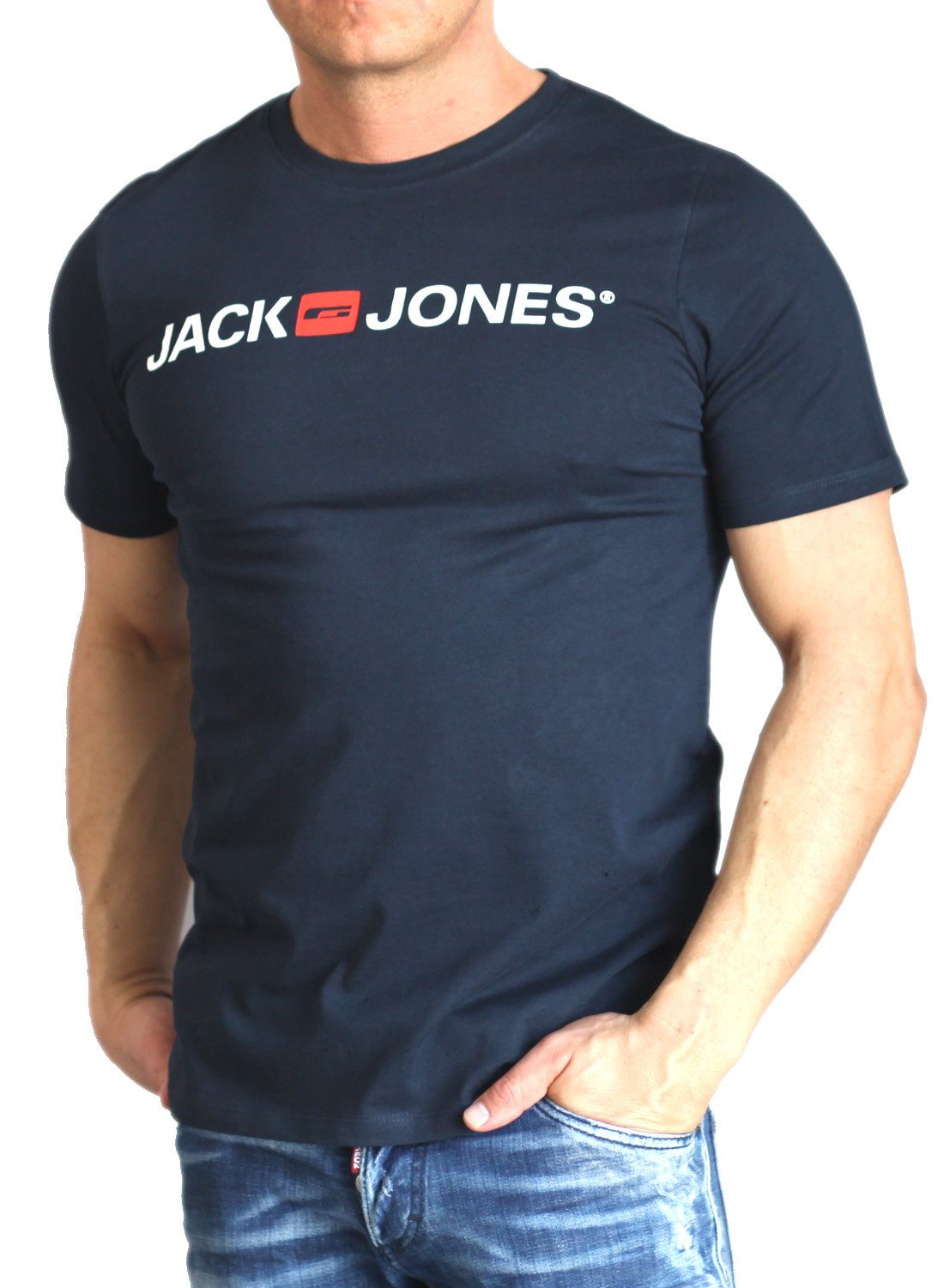 Jack & Jones Print-Shirt mit Rundhalsausschnitt günstig online kaufen