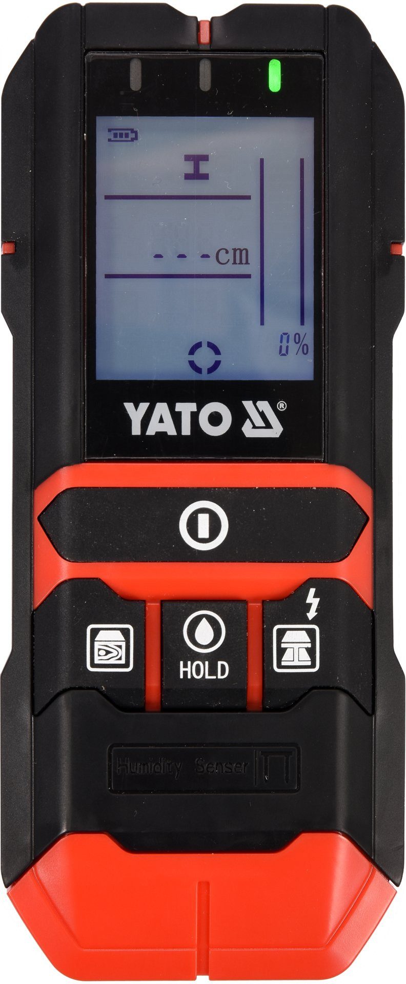Yato Metalldetektor Profi-Detektor 4-in-1 mit Feuchtemessung