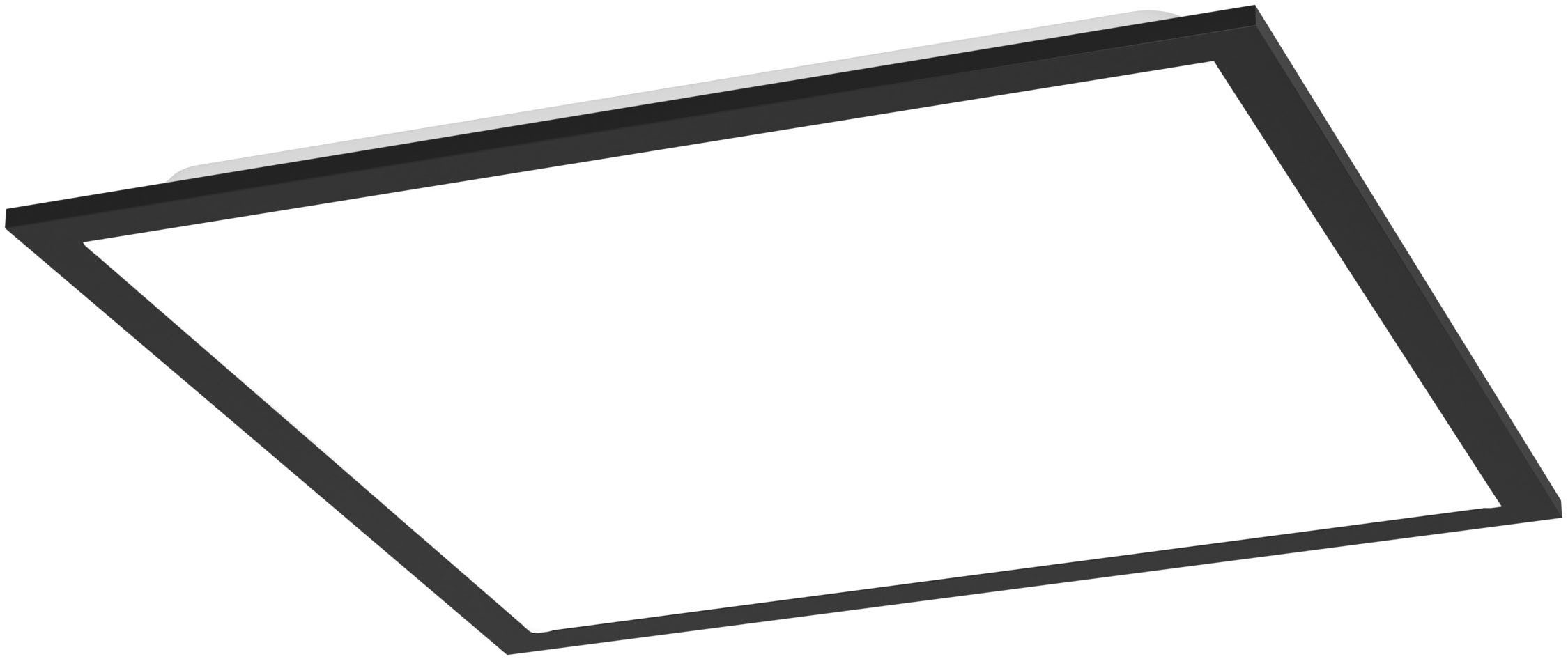 EGLO LED Deckenleuchte MORADILLO Deckenlampe - Stahl - LED - 18,8W - IP20, LED fest integriert, Neutralweiß, Kaltweiß, Warmweiß, Wohzimmerlampe, Esszimmerlampe, Flur, Schlafzimmer, L39,3xB39,3xH6,1cm