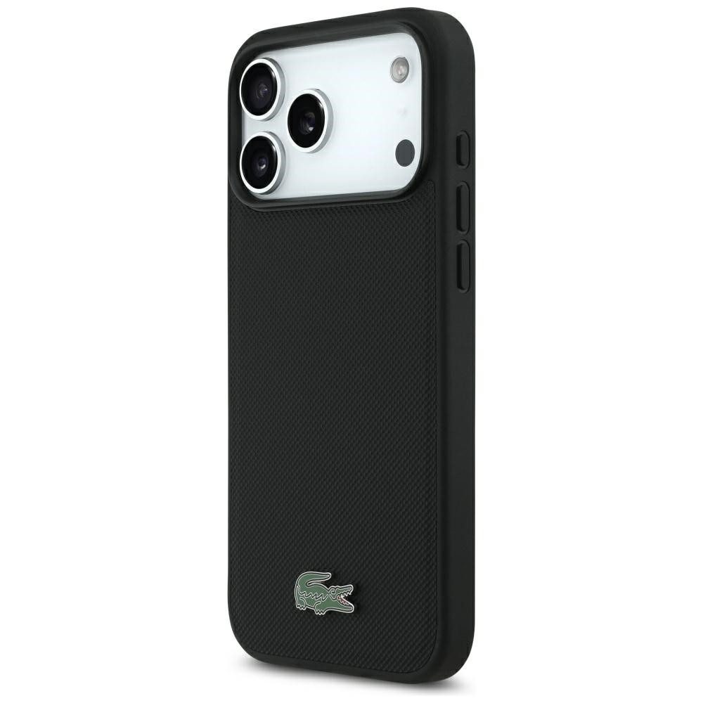 Lacoste Handyhülle iPhone 18 Pro Max MagSafe Petit Pique Hülle schwarz Logo 6,9 Zoll, Kantenschutz – Bild 2 von 5