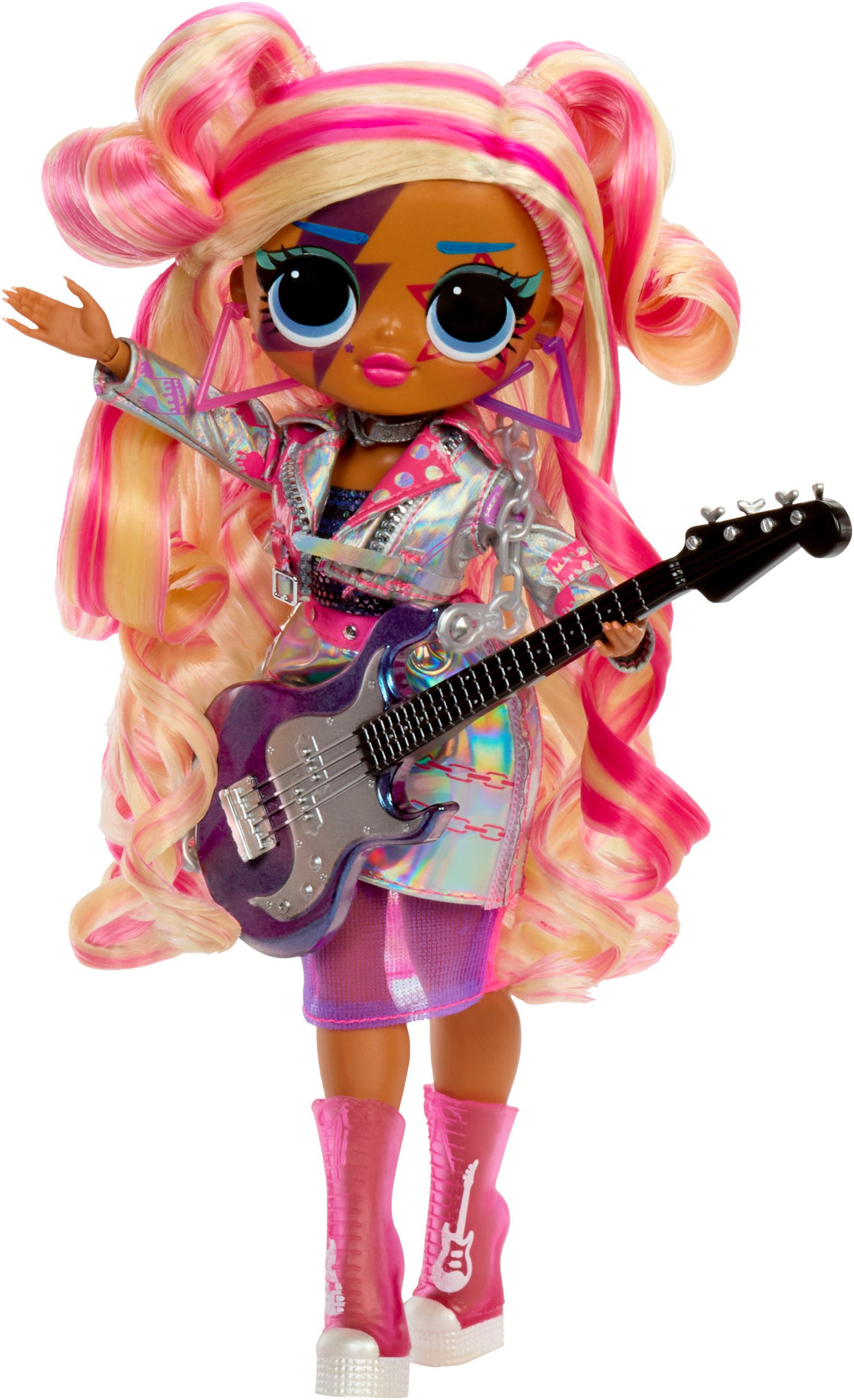 L.O.L. SURPRISE! Anziehpuppe L.O.L. Surprise OMG Eye Spy - Rockstar, mit magischem Farbwechsel