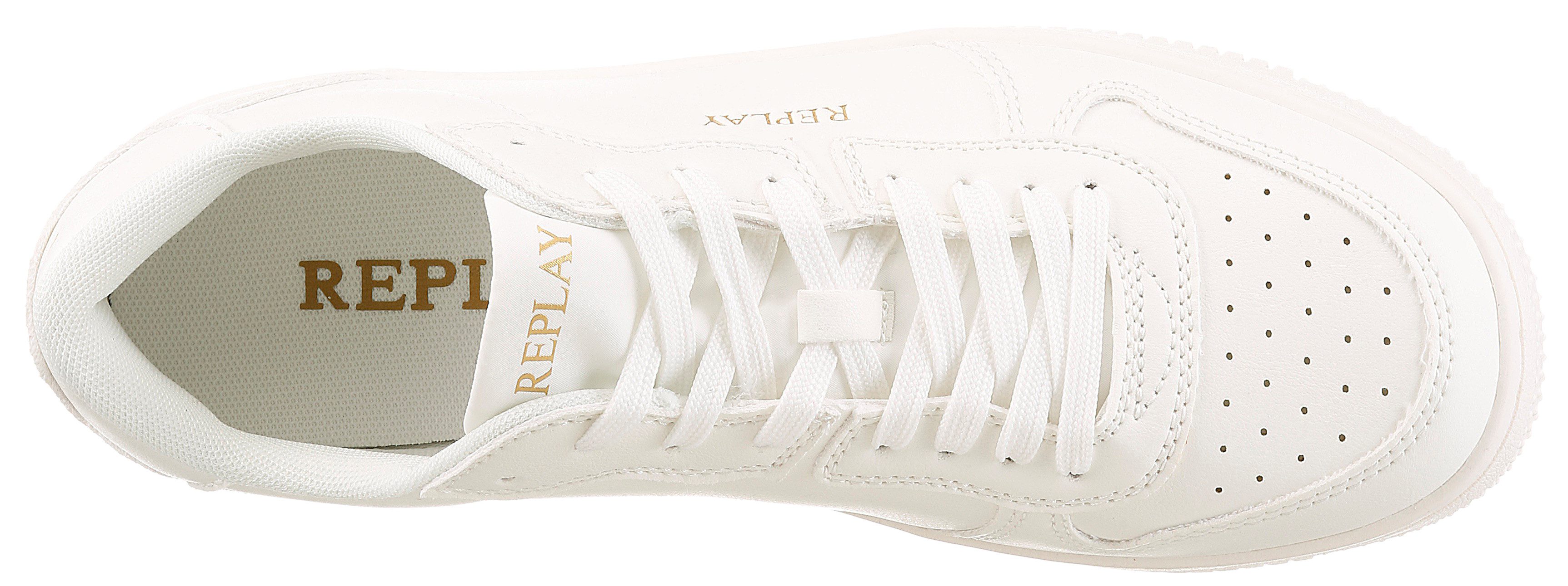 Replay Sneaker Schnürschuh, Halbschuh, Freizeitsneaker mit gepolstertem Schaftrand