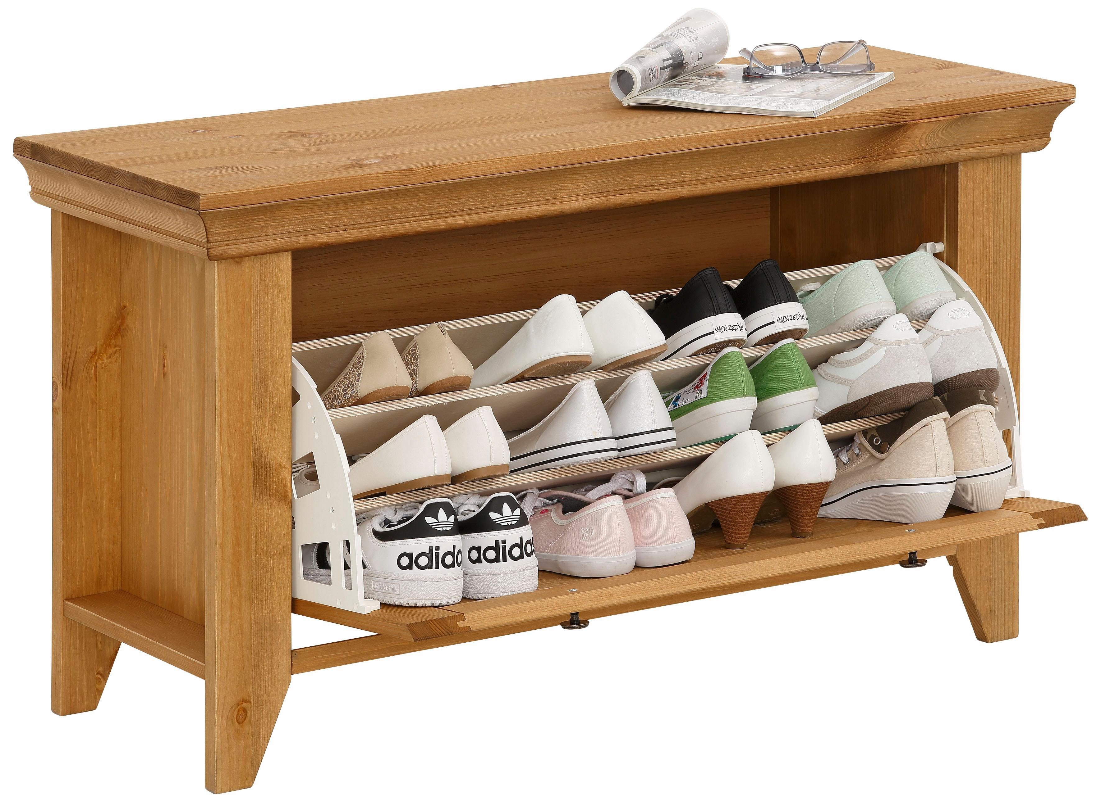 Home affaire Schuhbank »Skandinavia« aus massiver Kiefer - Home affaire
