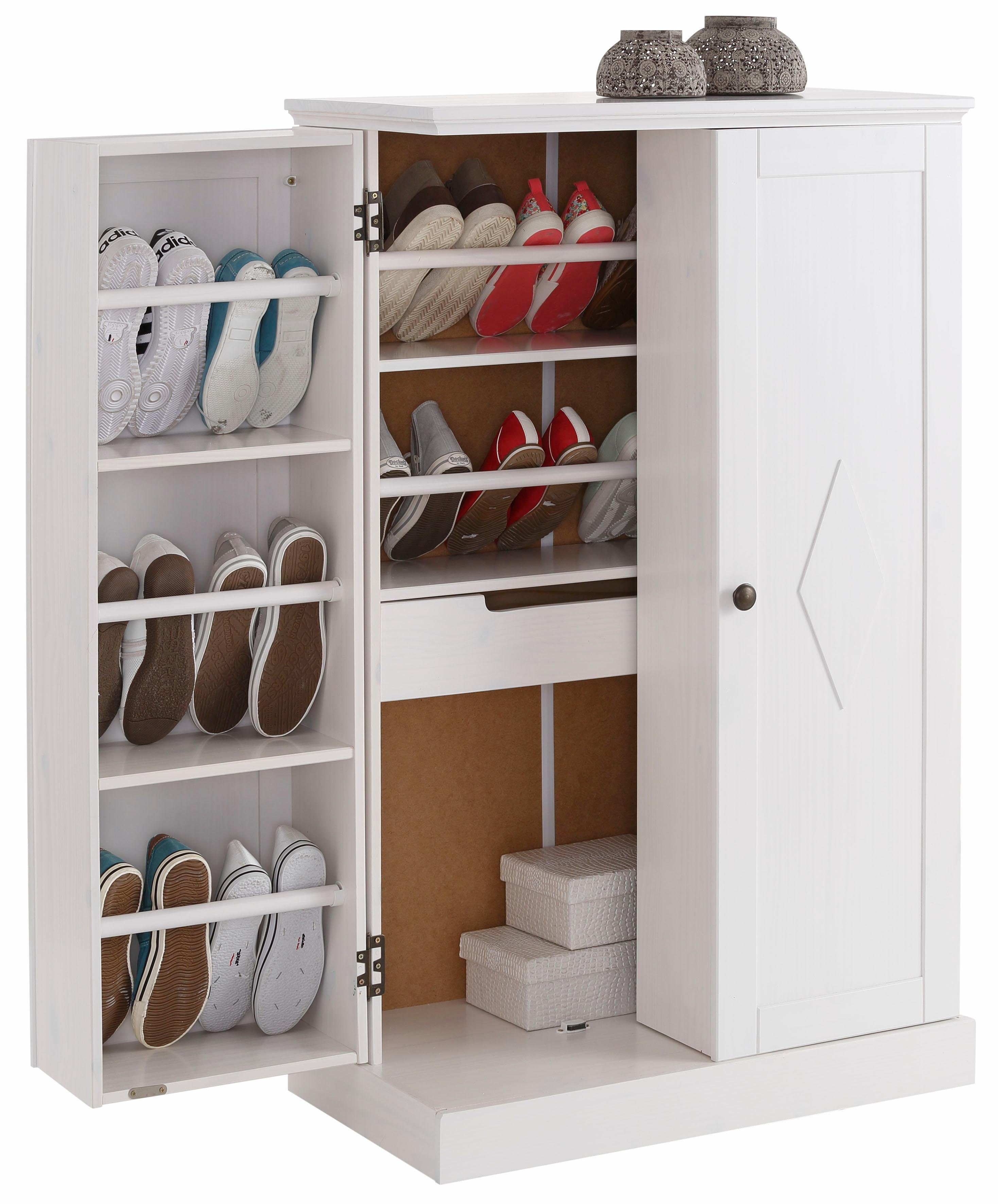 Home affaire Schuhschrank »Silja« aus massiver Kiefer online kaufen OTTO