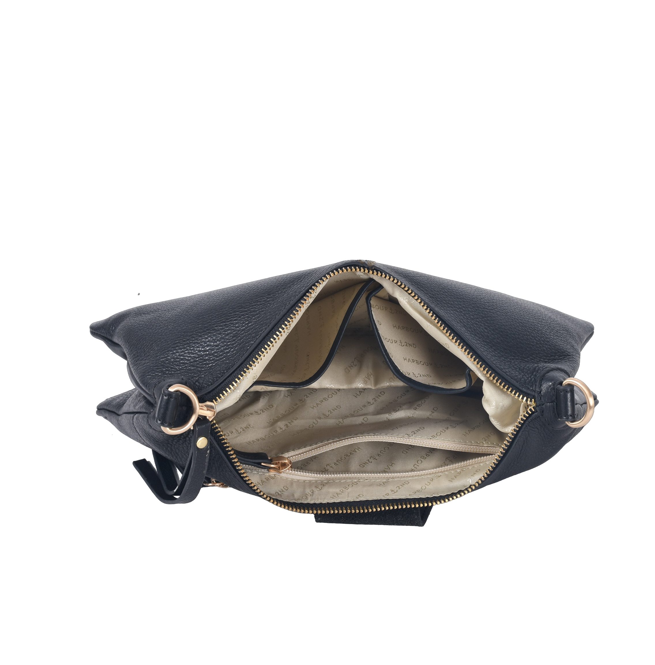 HARBOUR 2nd Schultertasche Ilaria, Handtasche, Abendtasche mit Reißverschlussfach auf der Rückseite