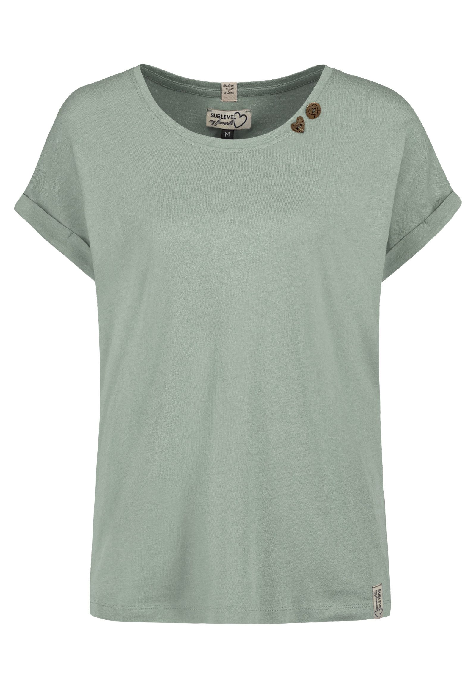 T-Shirt Damen Basic Shirt 2er Pack verschiedene Farben