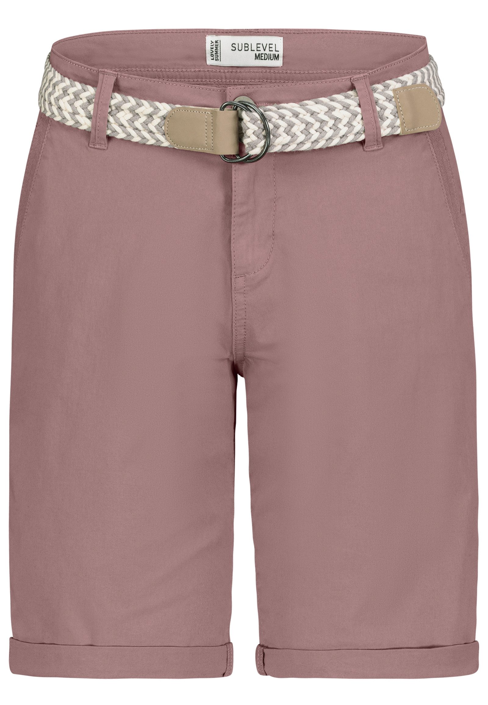SUBLEVEL Bermudas Damen Chino Bermuda mit günstig online kaufen