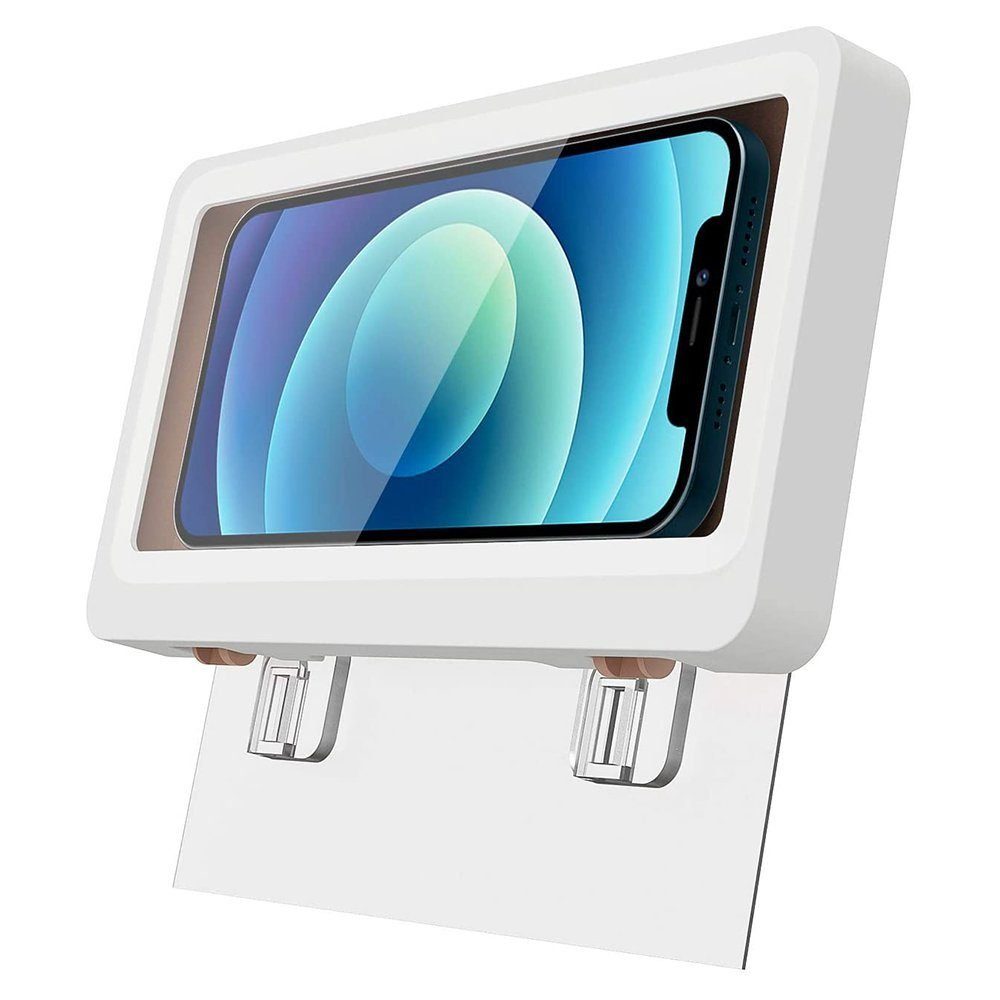 TUABUR Toilettenpapierhalter Duschhandyhalter mit flexibler Touchscreen- Handy-Wandhalterung