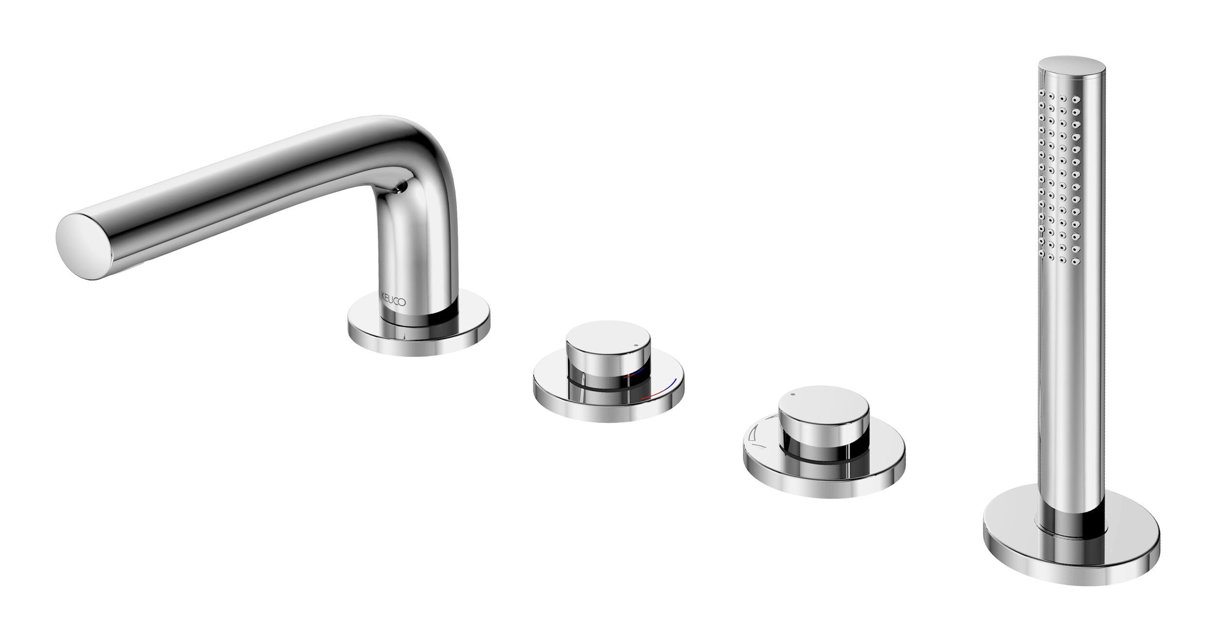 Keuco Wannenarmatur Edition 400 4-Loch 220 mm
